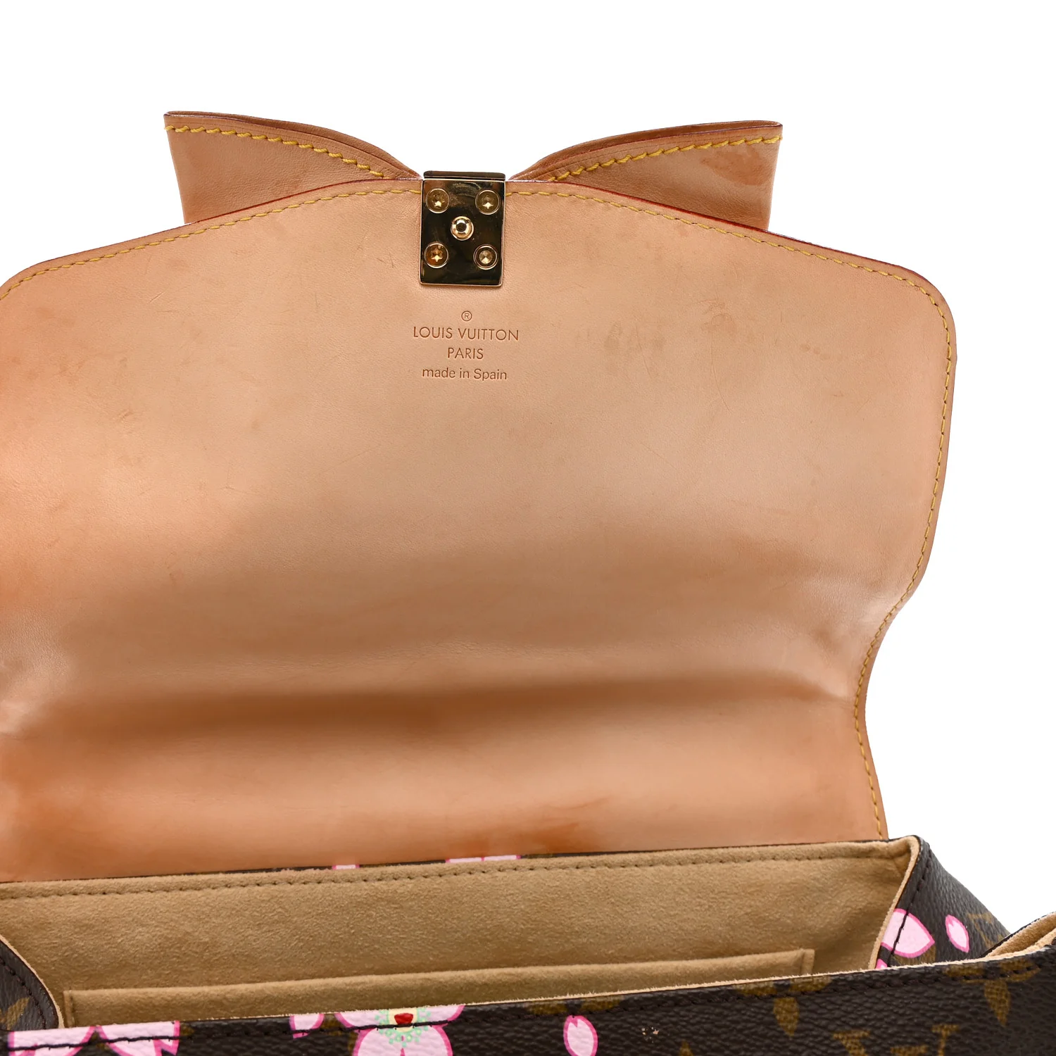 Monogram Cherry Blossom Sac Retro Bag Brown - Image 13