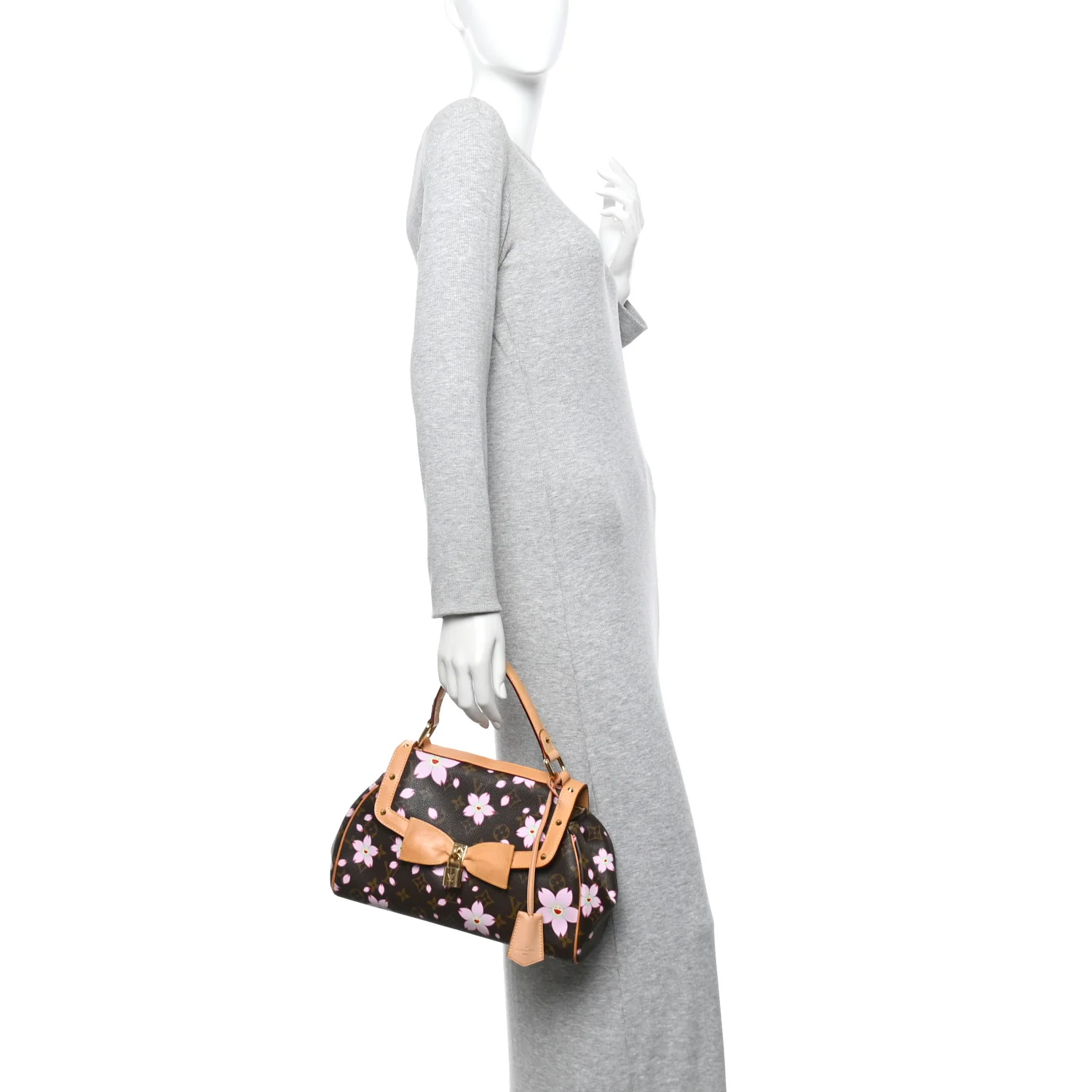 Monogram Cherry Blossom Sac Retro Bag Brown - Image 2