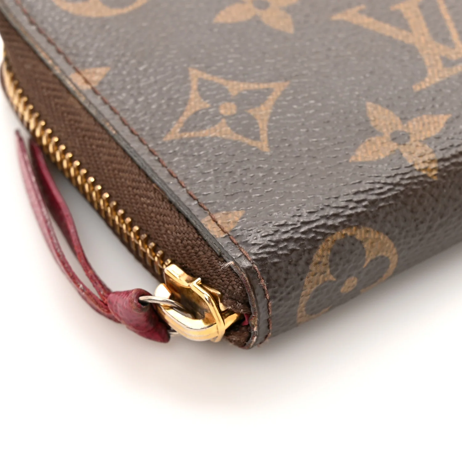 Monogram Clemence Wallet Fuchsia - Image 11