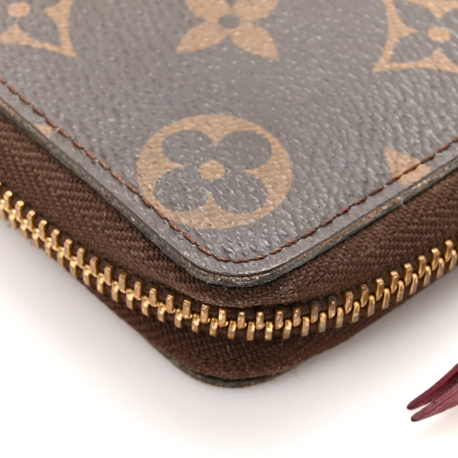 Monogram Clemence Wallet Fuchsia - Image 13