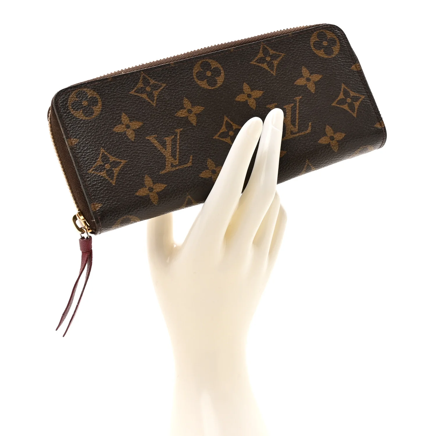 Monogram Clemence Wallet Fuchsia - Image 2