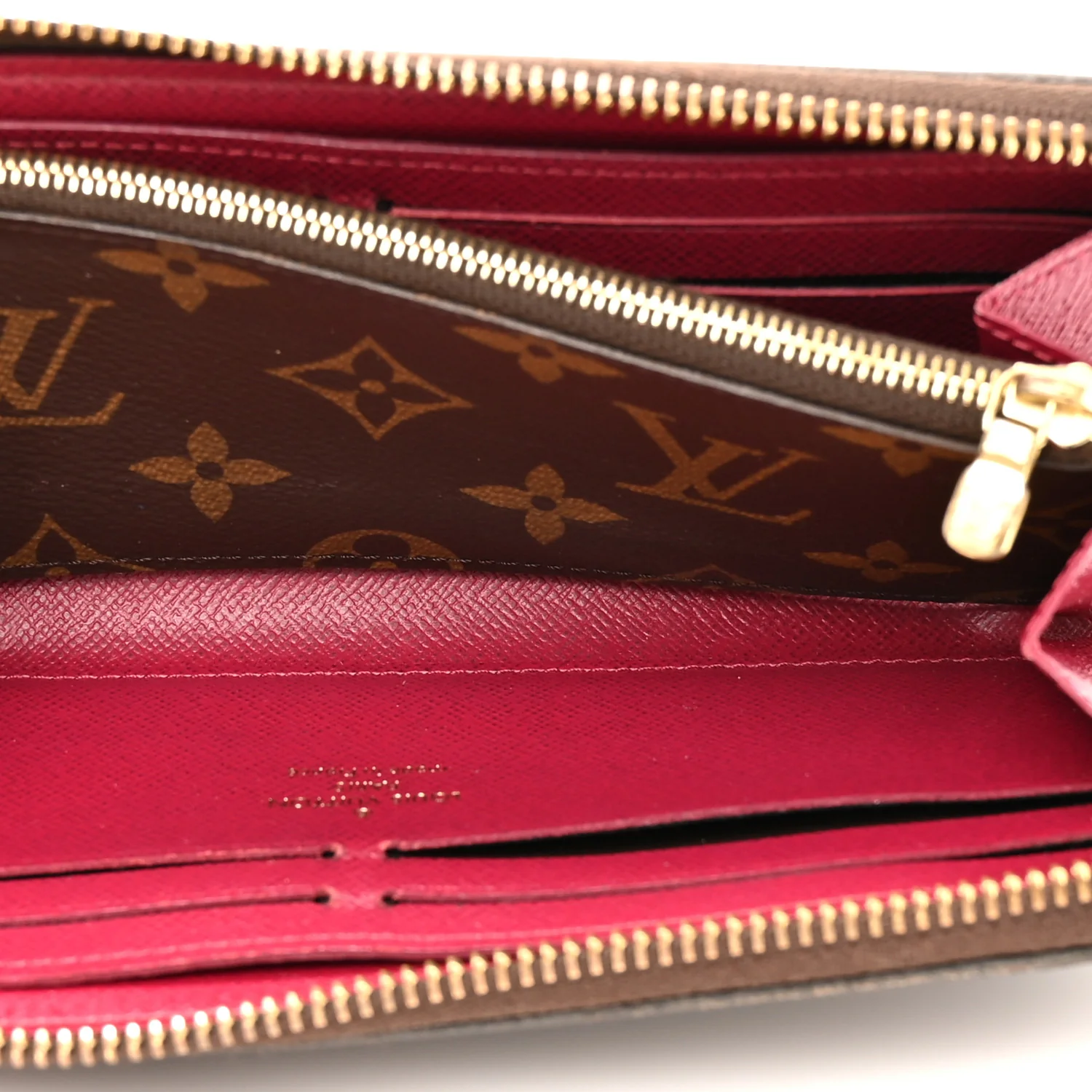 Monogram Clemence Wallet Fuchsia - Image 6