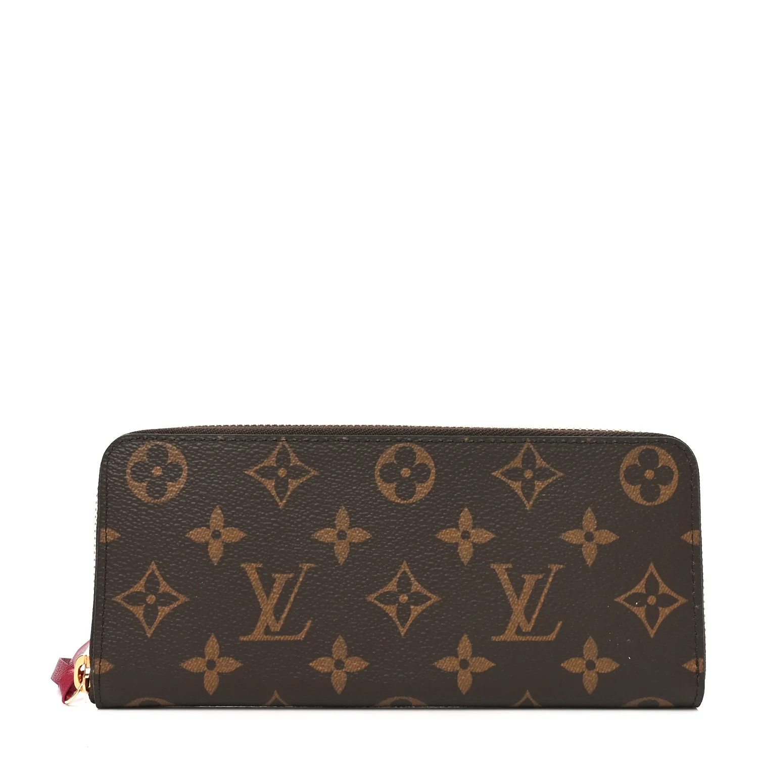 Monogram Clemence Wallet Fuchsia