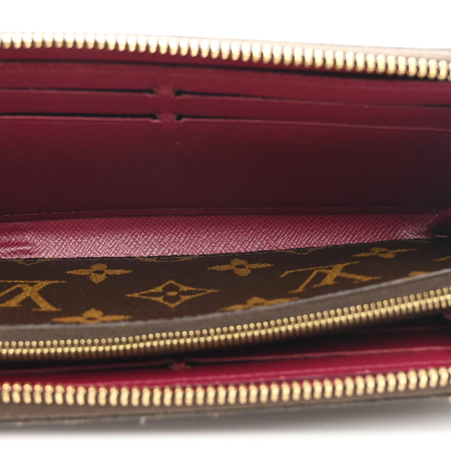 Monogram Clemence Wallet Fuchsia - Image 5