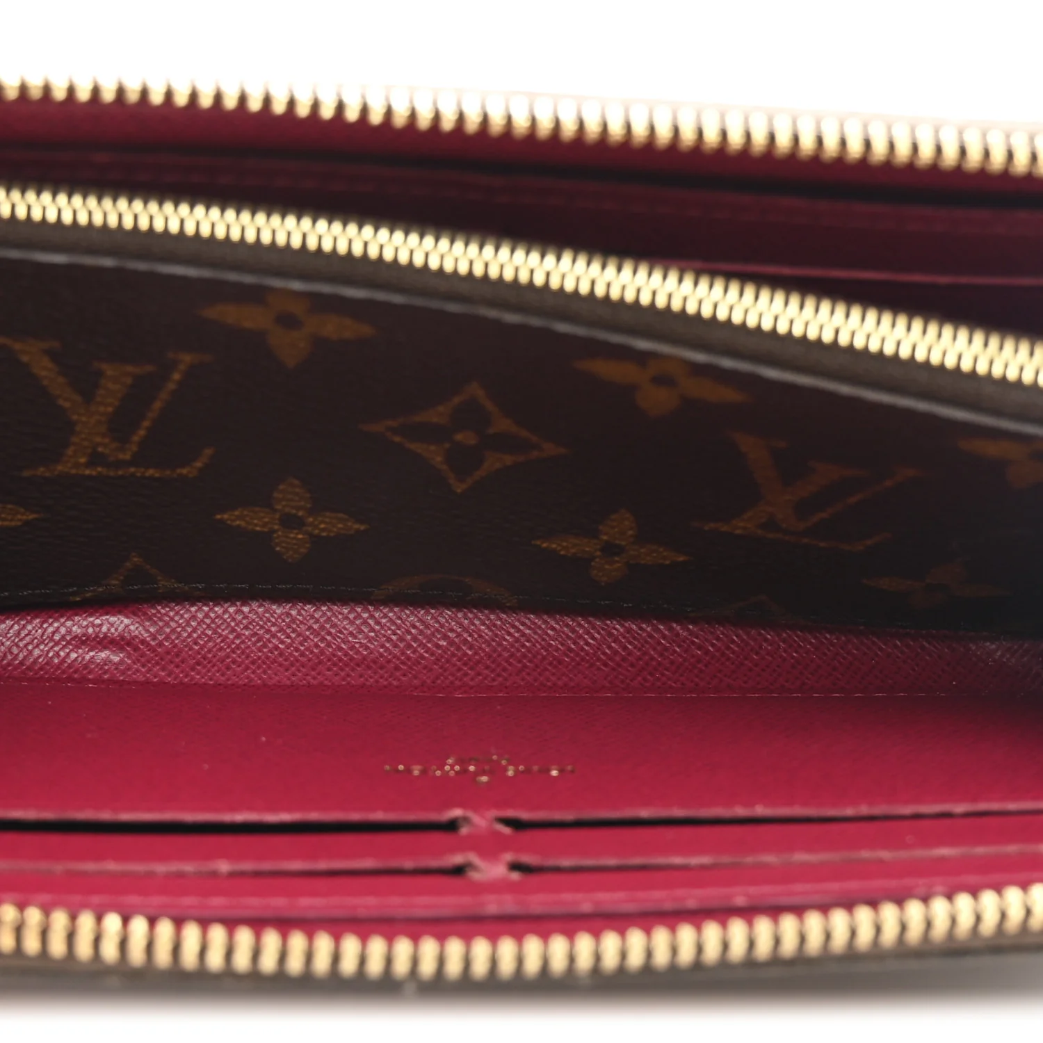 Monogram Clemence Wallet Fuchsia - Image 6