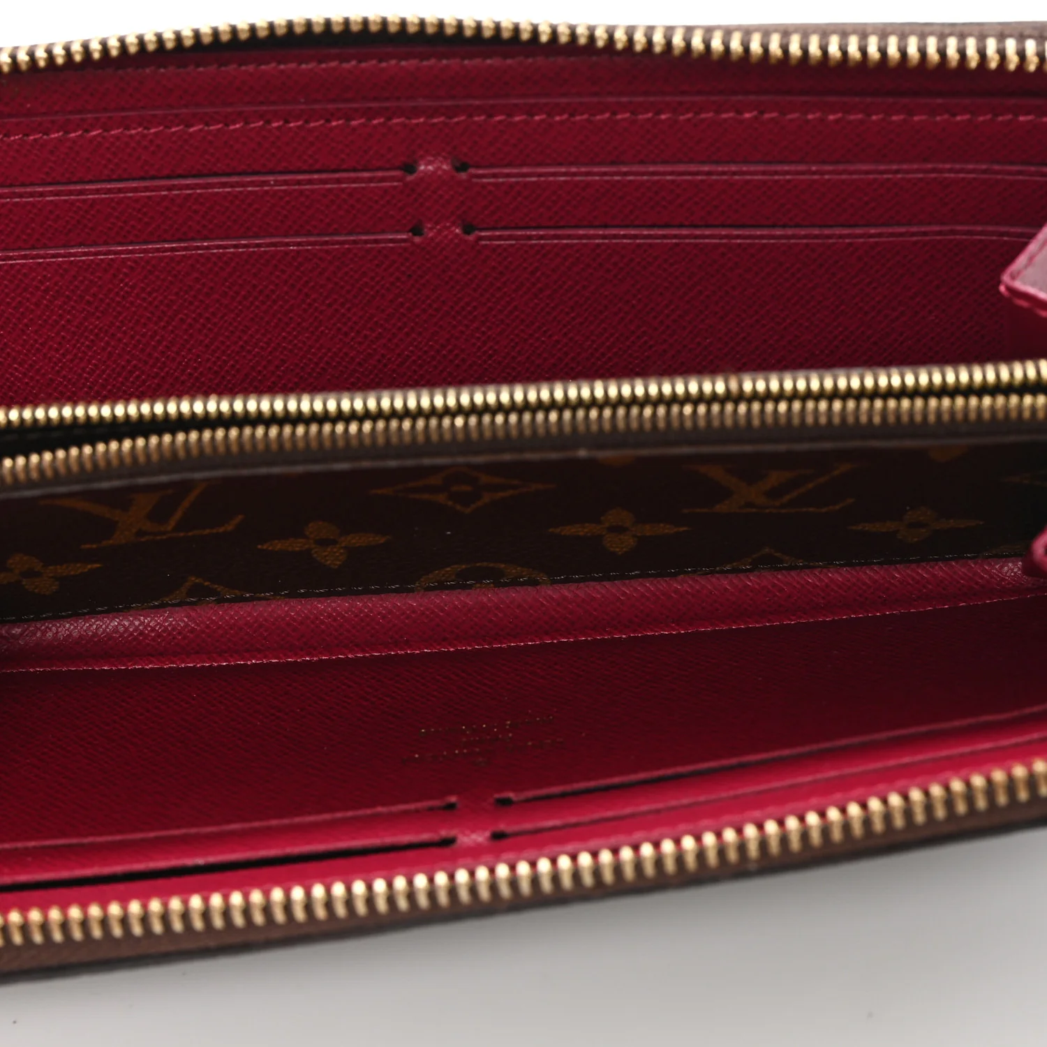 Monogram Clemence Wallet Fuchsia - Image 5