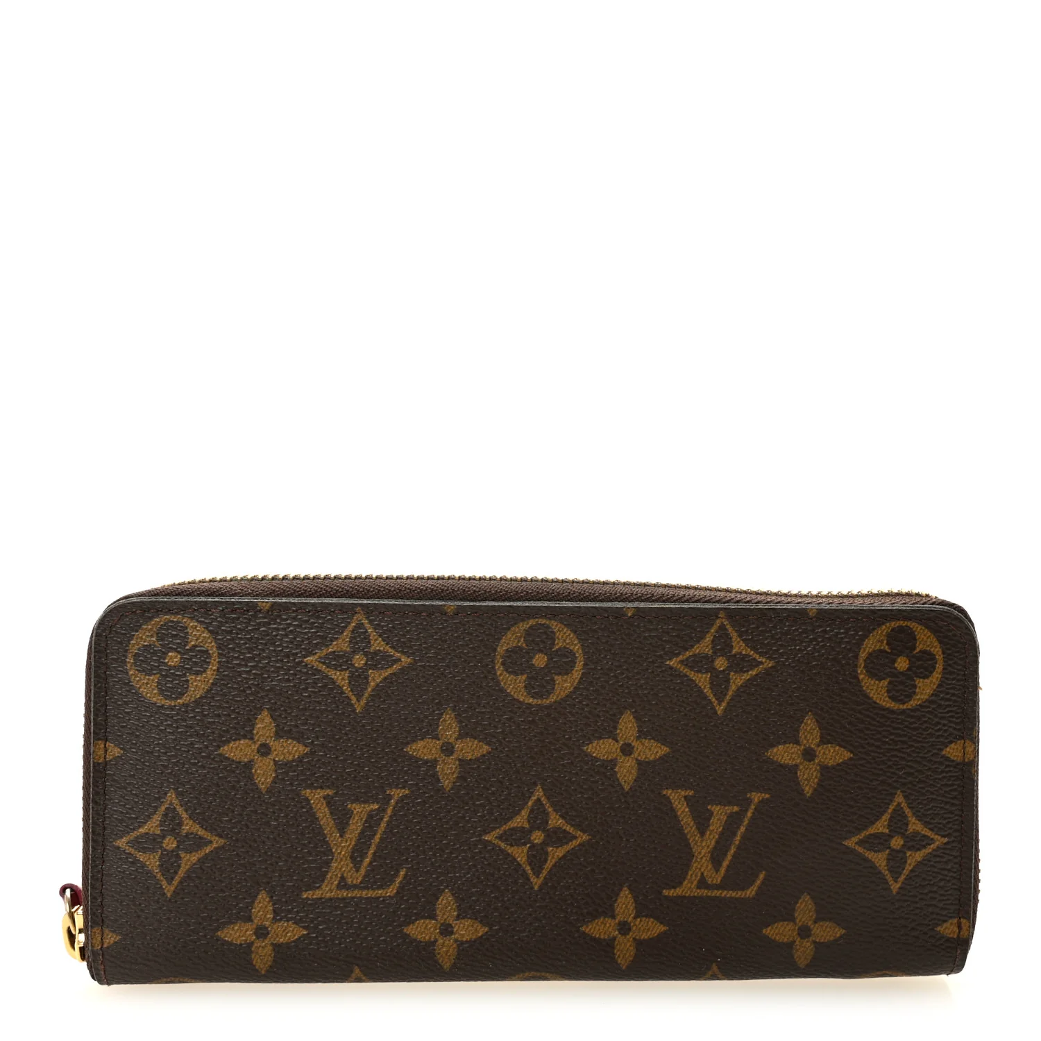 Monogram Clemence Wallet Fuchsia