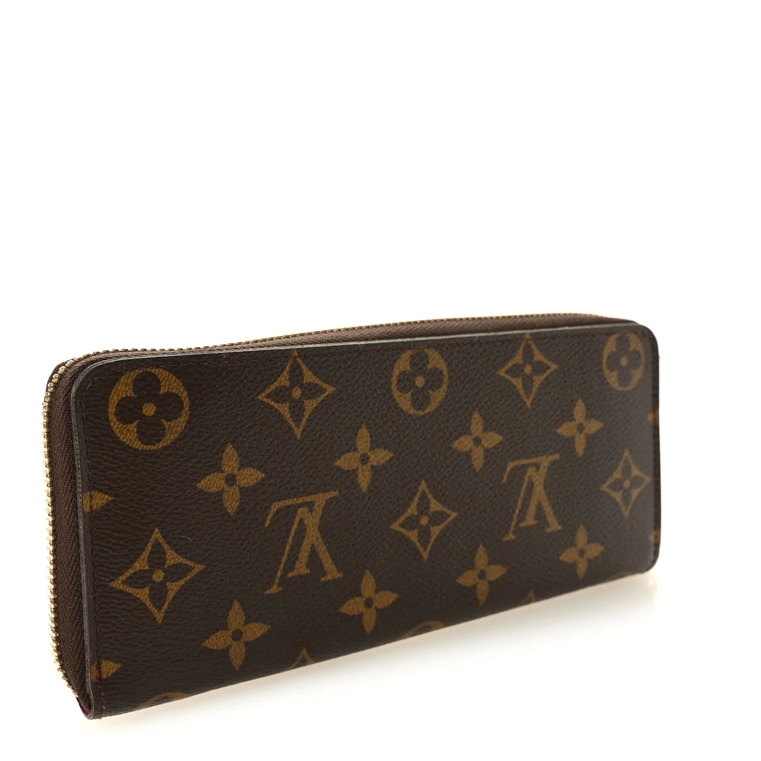 Monogram Clemence Wallet Fuchsia - Image 3