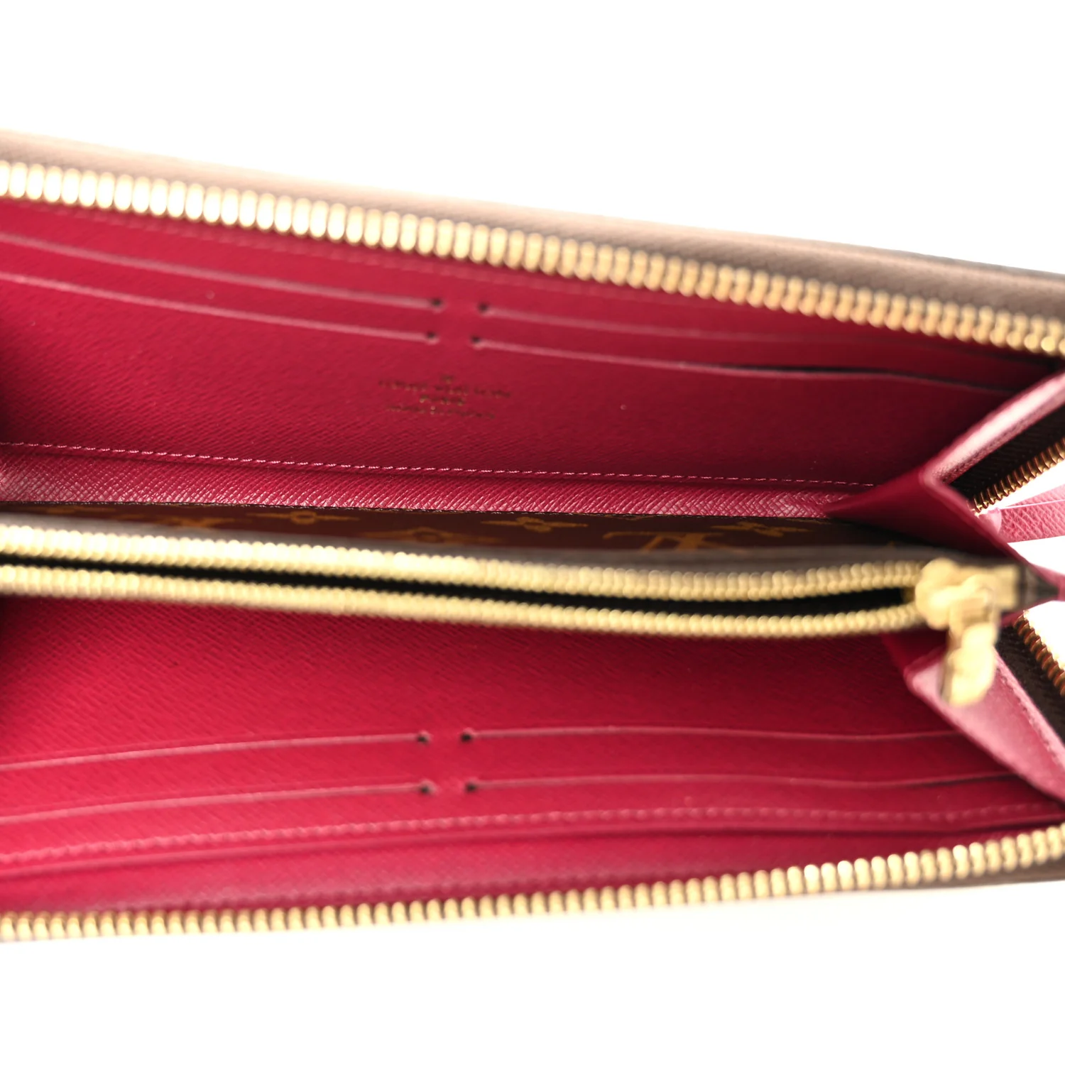 Monogram Clemence Wallet Fuchsia - Image 5