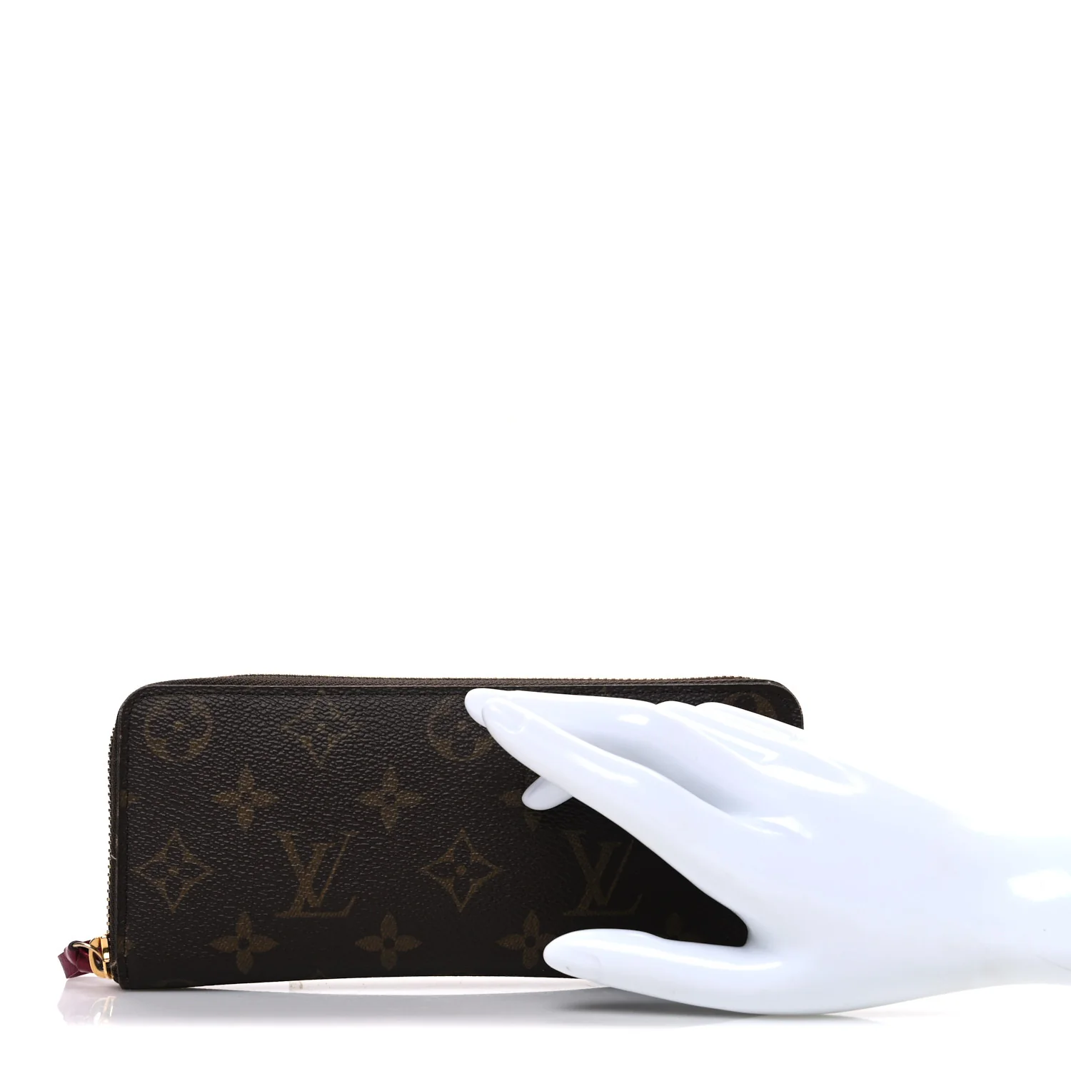 Monogram Clemence Wallet Fuchsia - Image 2