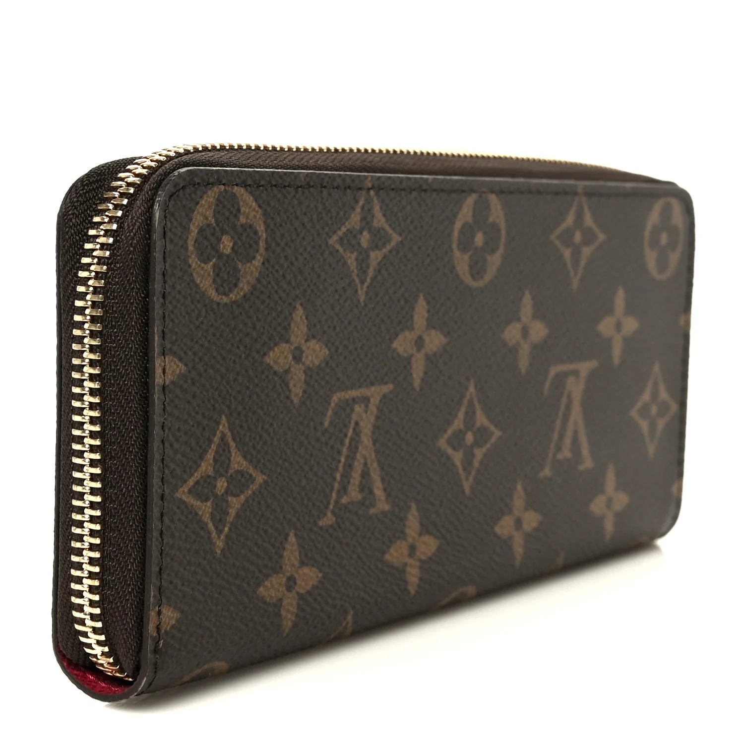 Monogram Clemence Wallet Fuchsia - Image 3
