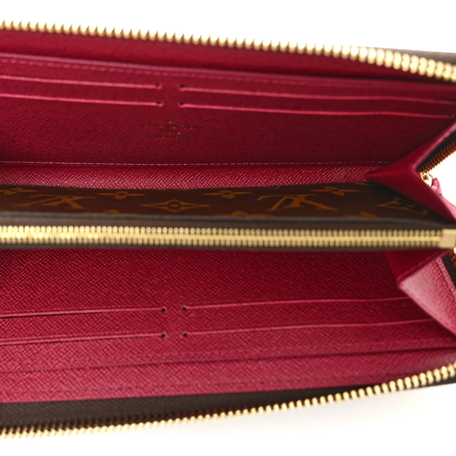 Monogram Clemence Wallet Fuchsia - Image 5