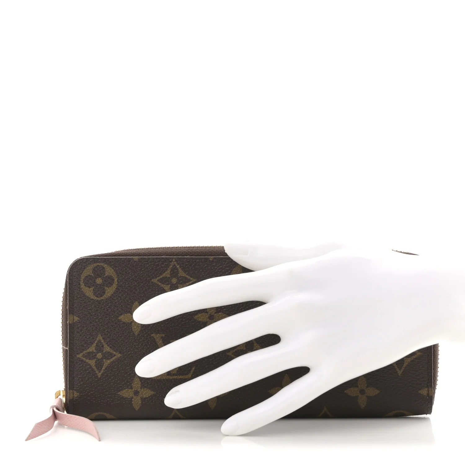 Monogram Clemence Wallet Rose Ballerine - Image 2