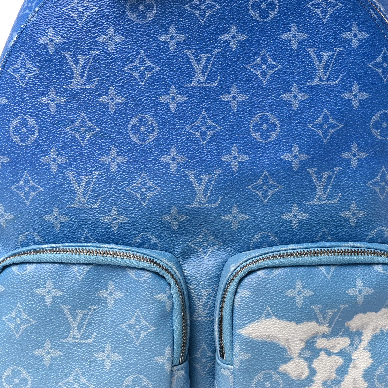 Monogram Clouds Multipockets Backpack Blue - Image 7