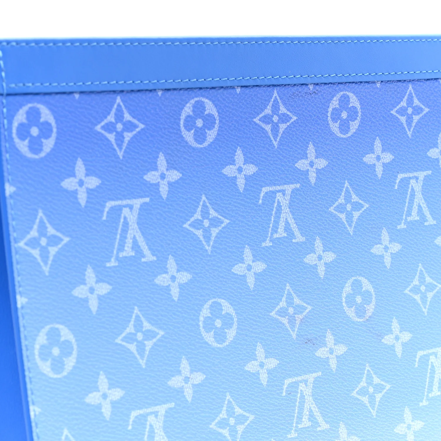 Monogram Clouds Pochette Voyage MM A4 Blue - Image 7