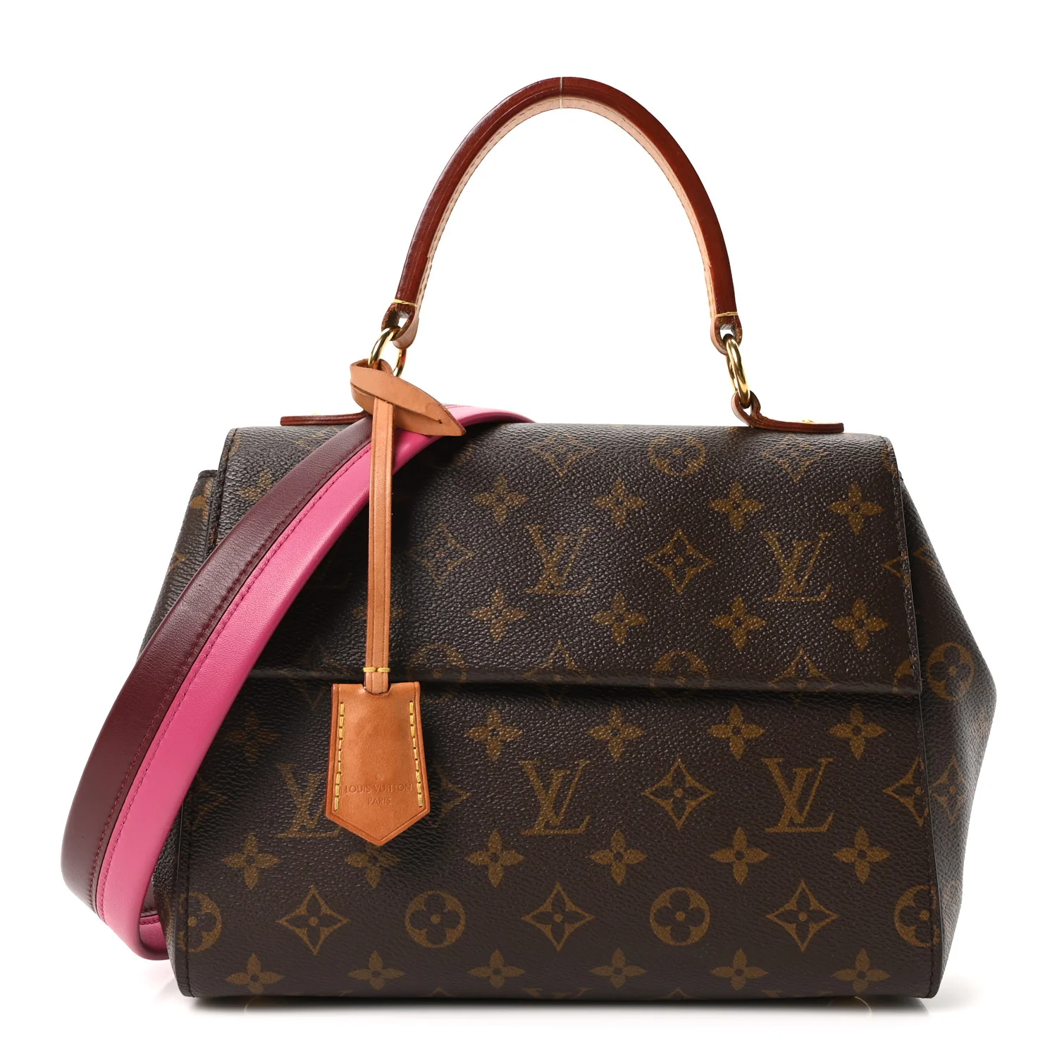Monogram Cluny BB Bordeaux Fuchsia