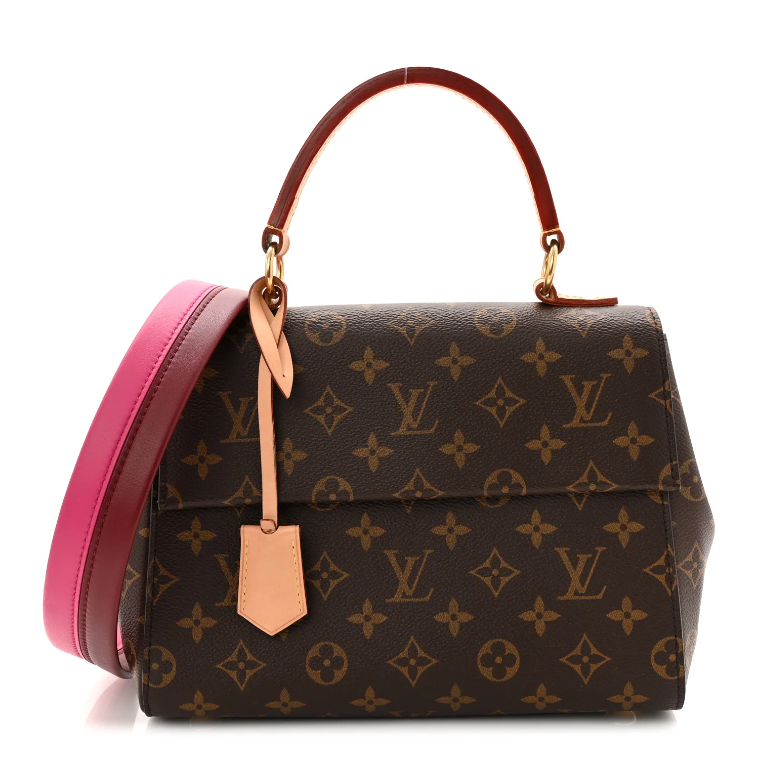 Monogram Cluny BB Bordeaux Fuchsia