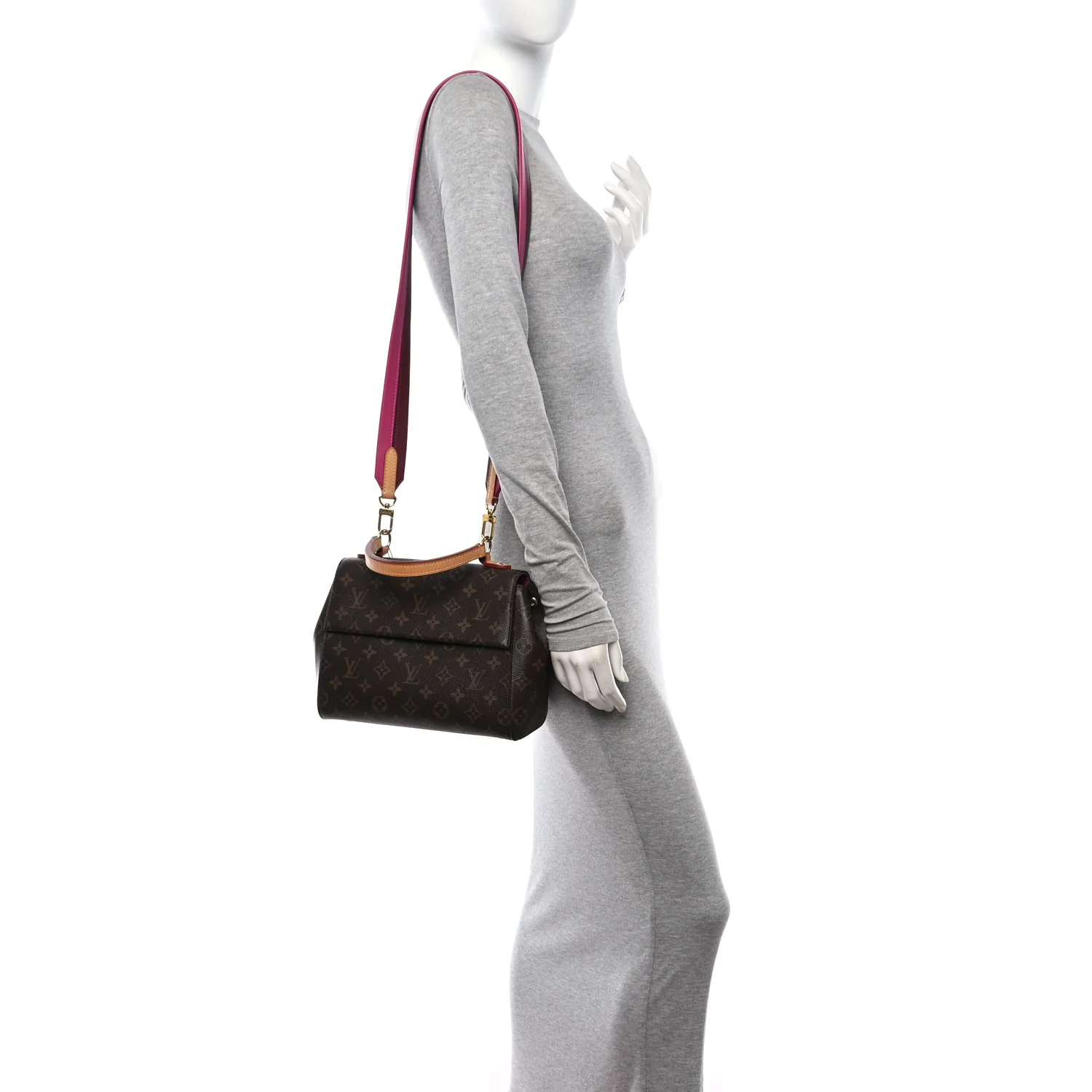 Monogram Cluny BB Bordeaux Fuchsia - Image 2