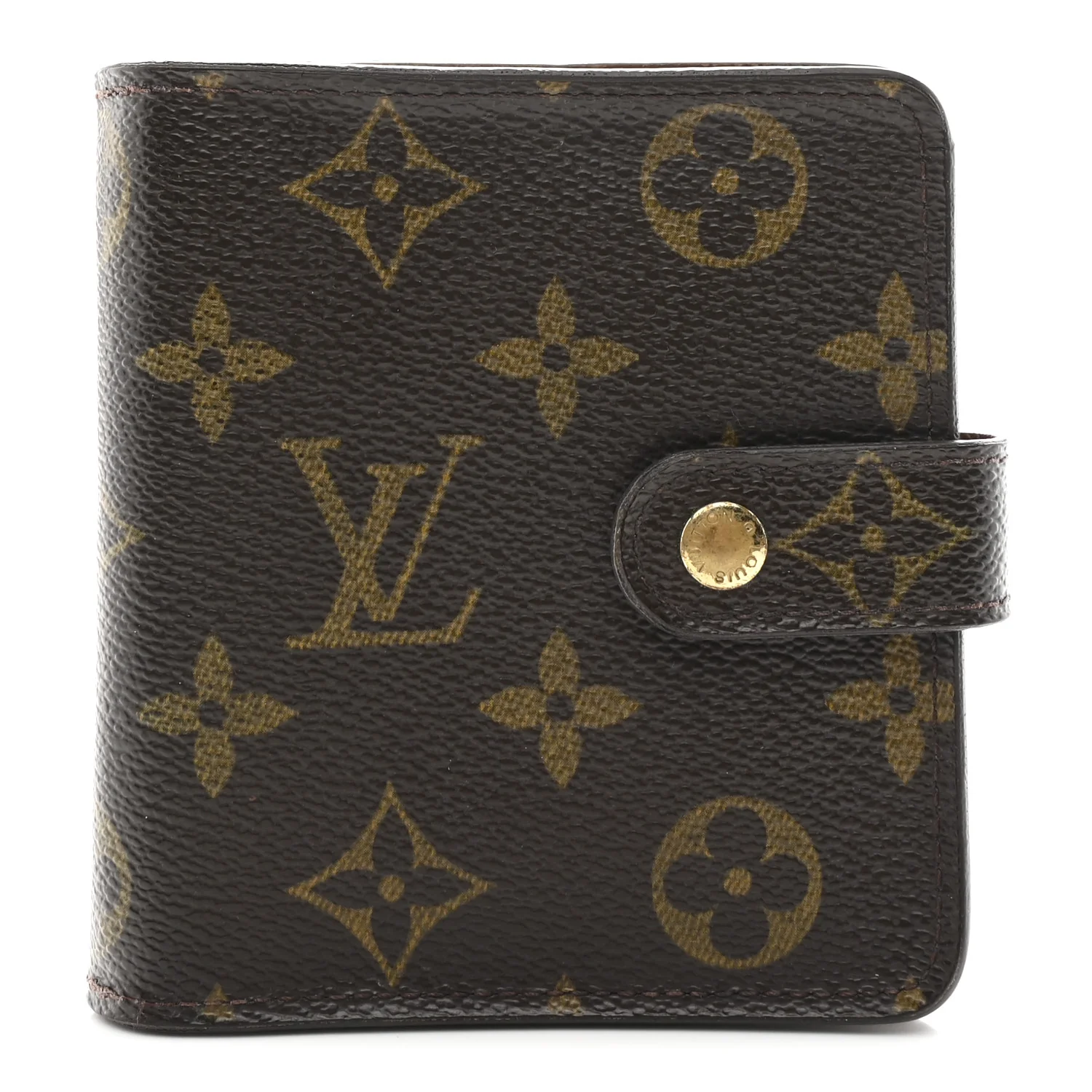 Monogram Compact Zippe Zipped Wallet