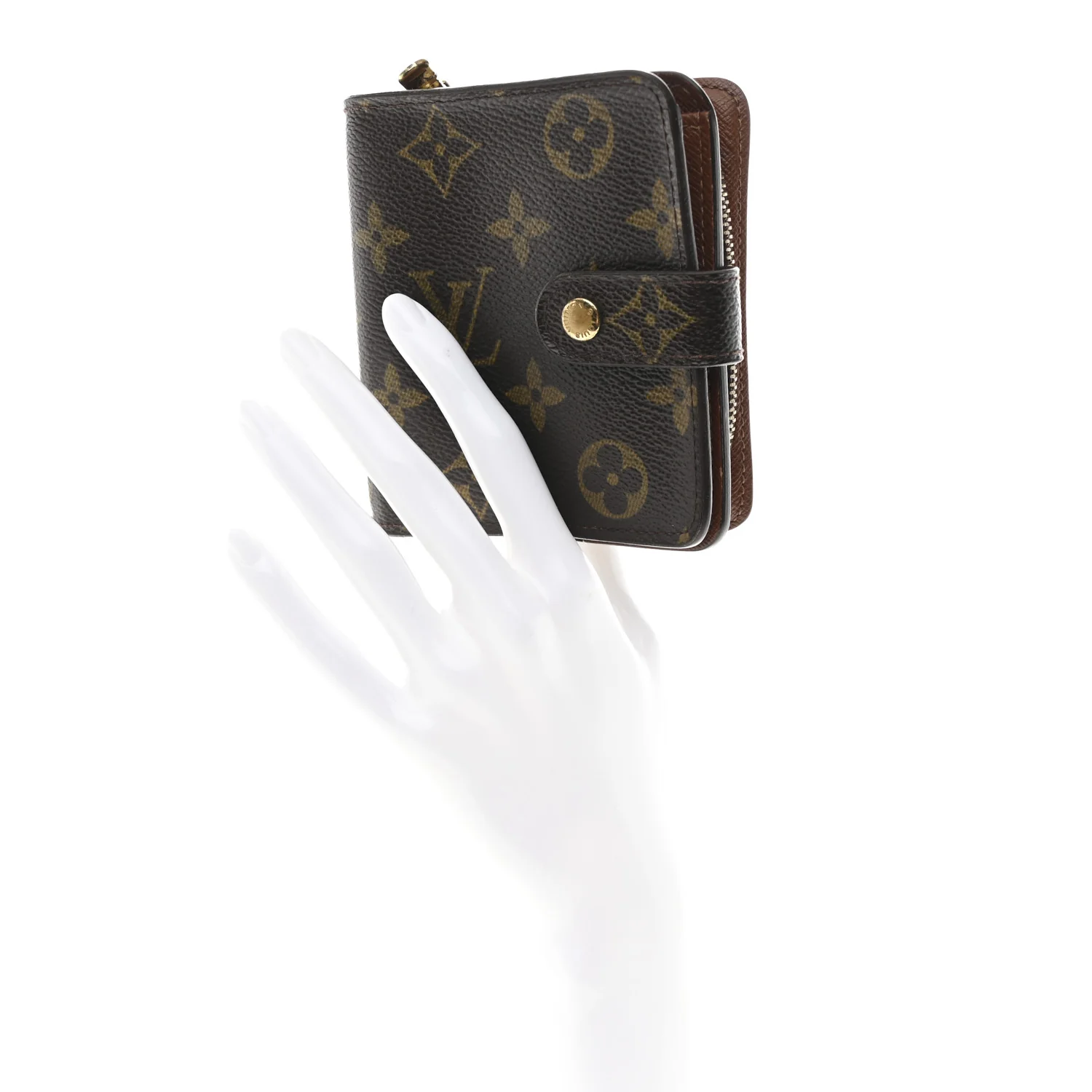 Monogram Compact Zippe Zipped Wallet - Image 2