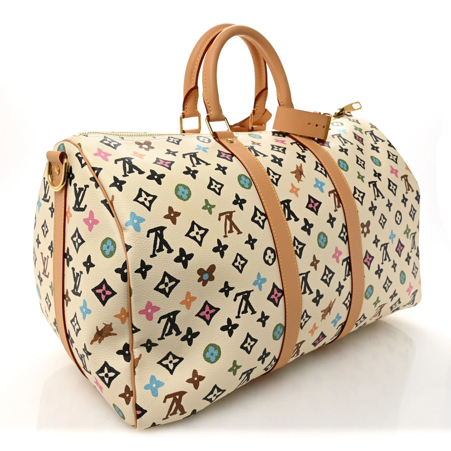 Monogram Craggy Keepall Bandouliere 45 Vanilla - Image 2