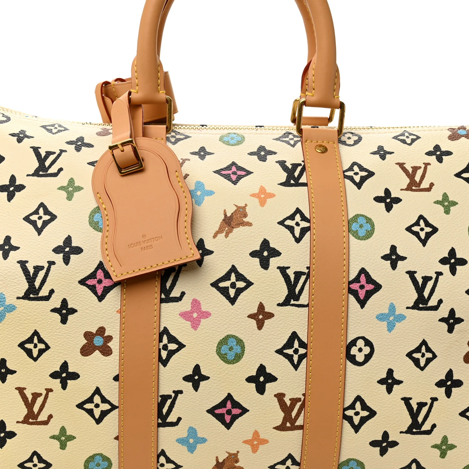 Monogram Craggy Keepall Bandouliere 45 Vanilla - Image 6