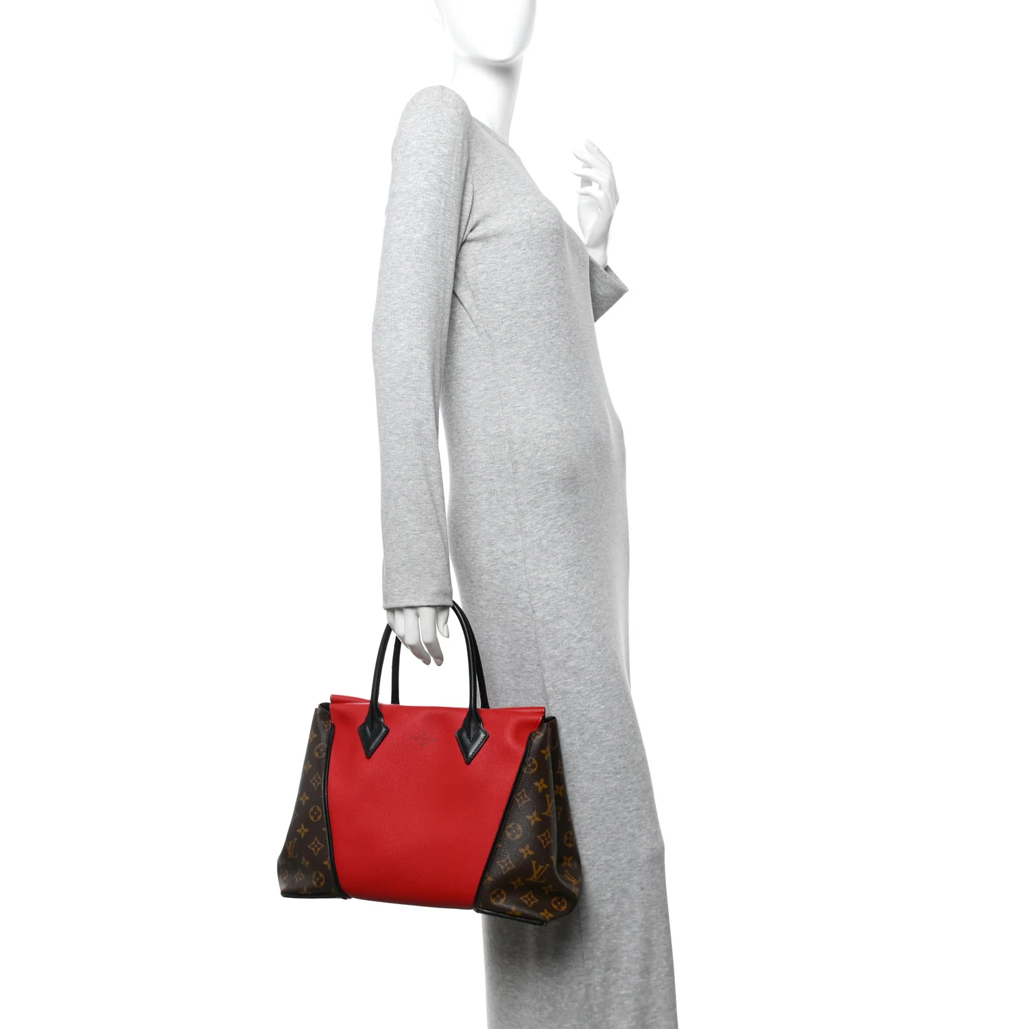 Monogram Cuir Orfevre Tote W PM Cherry - Image 2