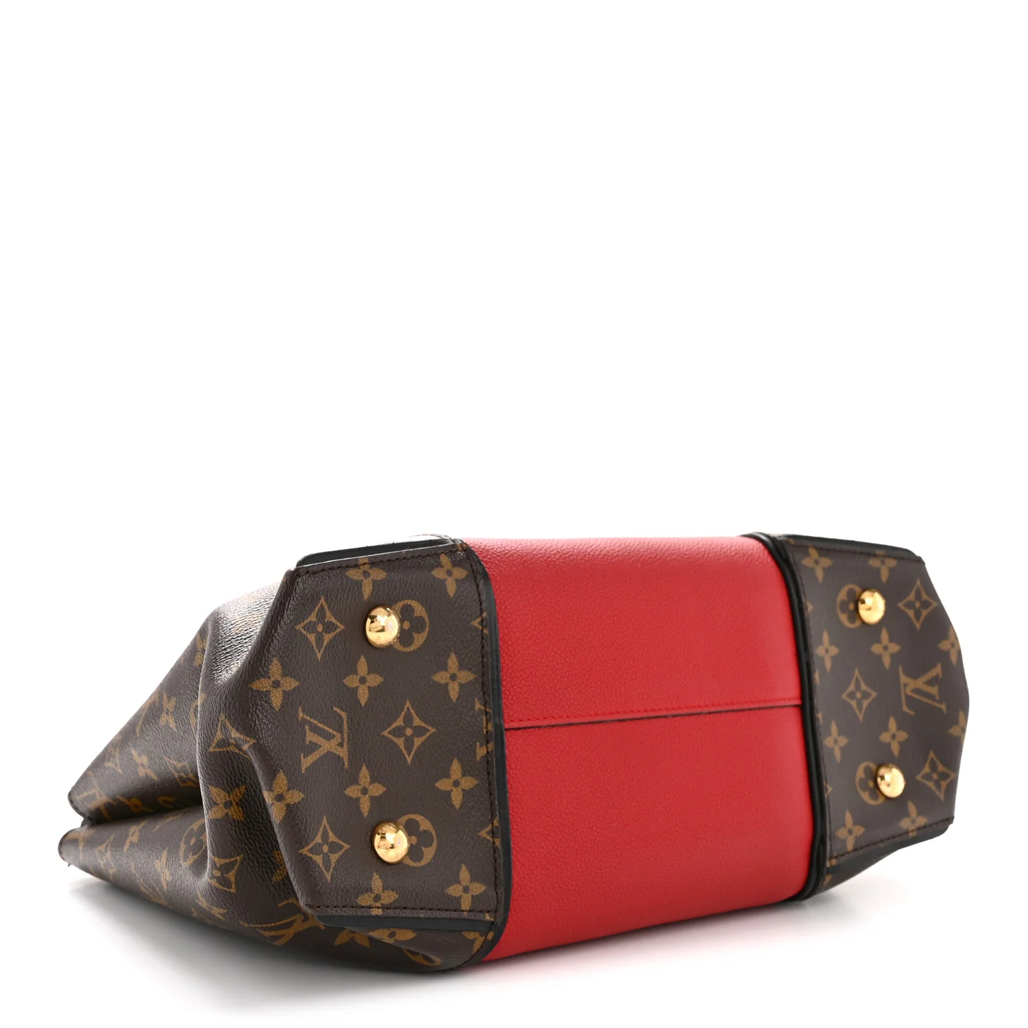 Monogram Cuir Orfevre Tote W PM Cherry - Image 4