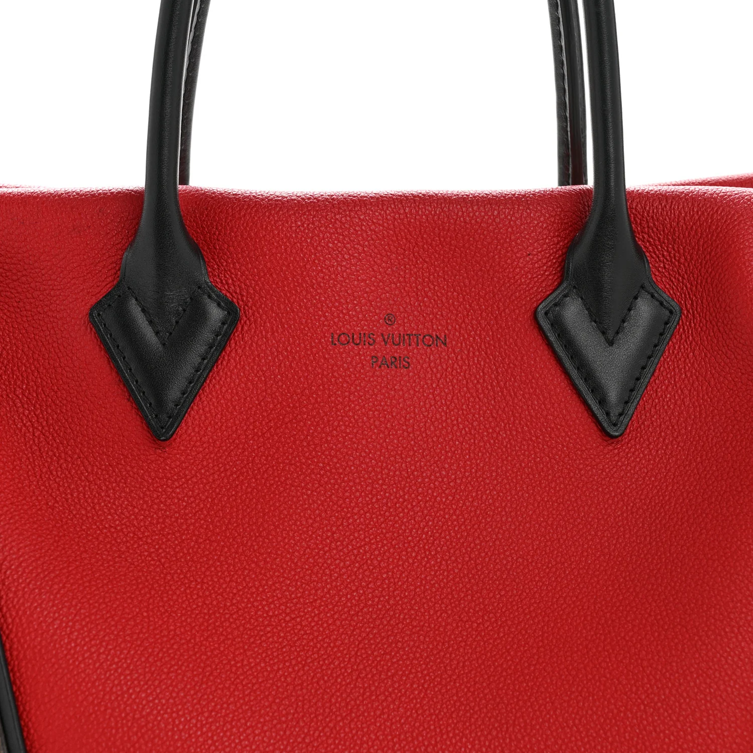 Monogram Cuir Orfevre Tote W PM Cherry - Image 7