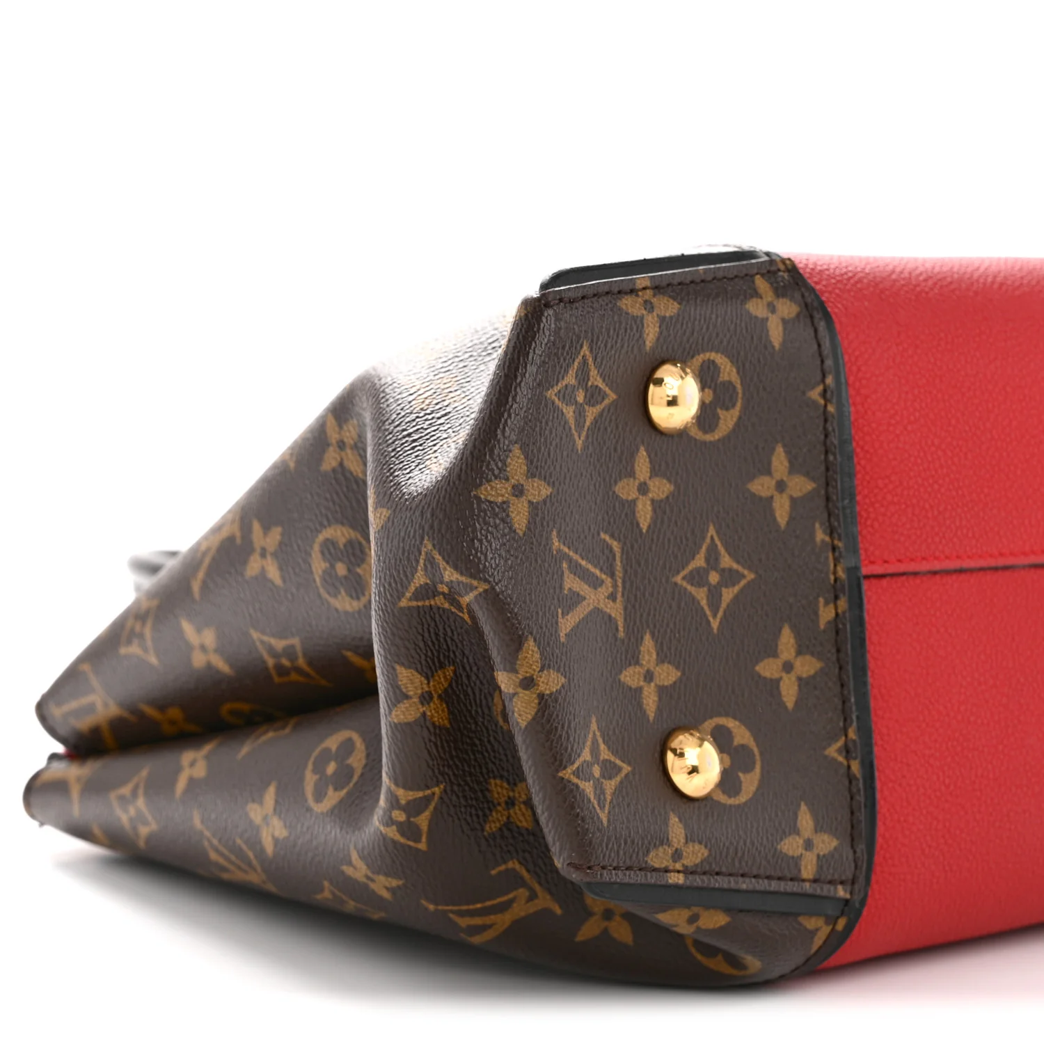Monogram Cuir Orfevre Tote W PM Cherry - Image 8