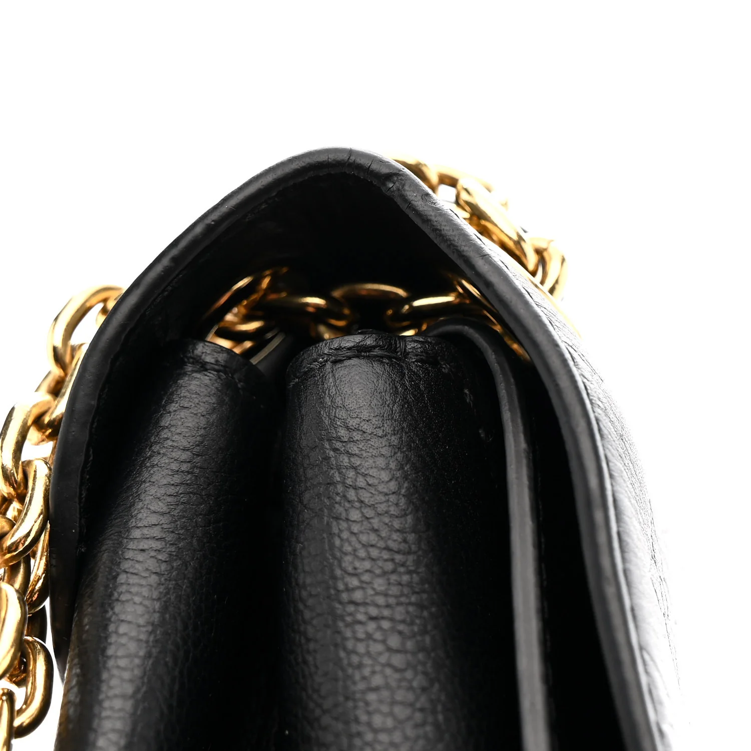 Monogram Cuir Plume Ecume Very Chain Bag Black - Image 11