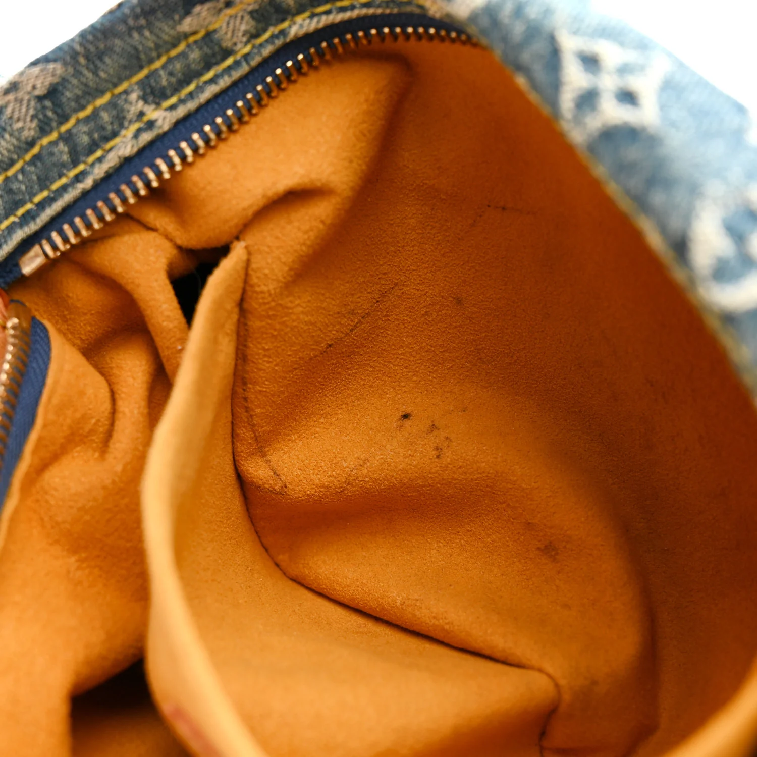 Monogram Denim Baggy PM Blue - Image 12