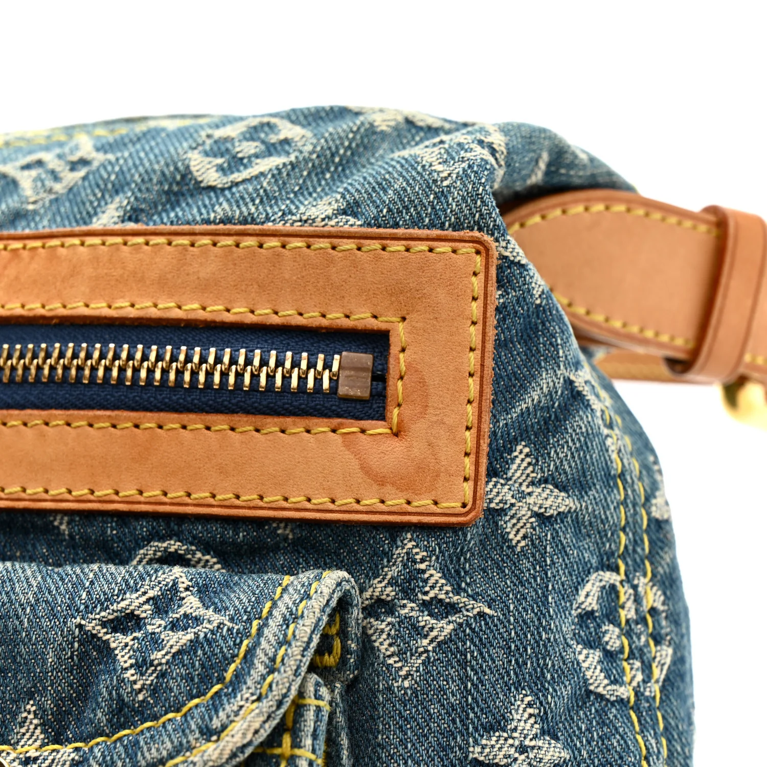 Monogram Denim Baggy PM Blue - Image 14
