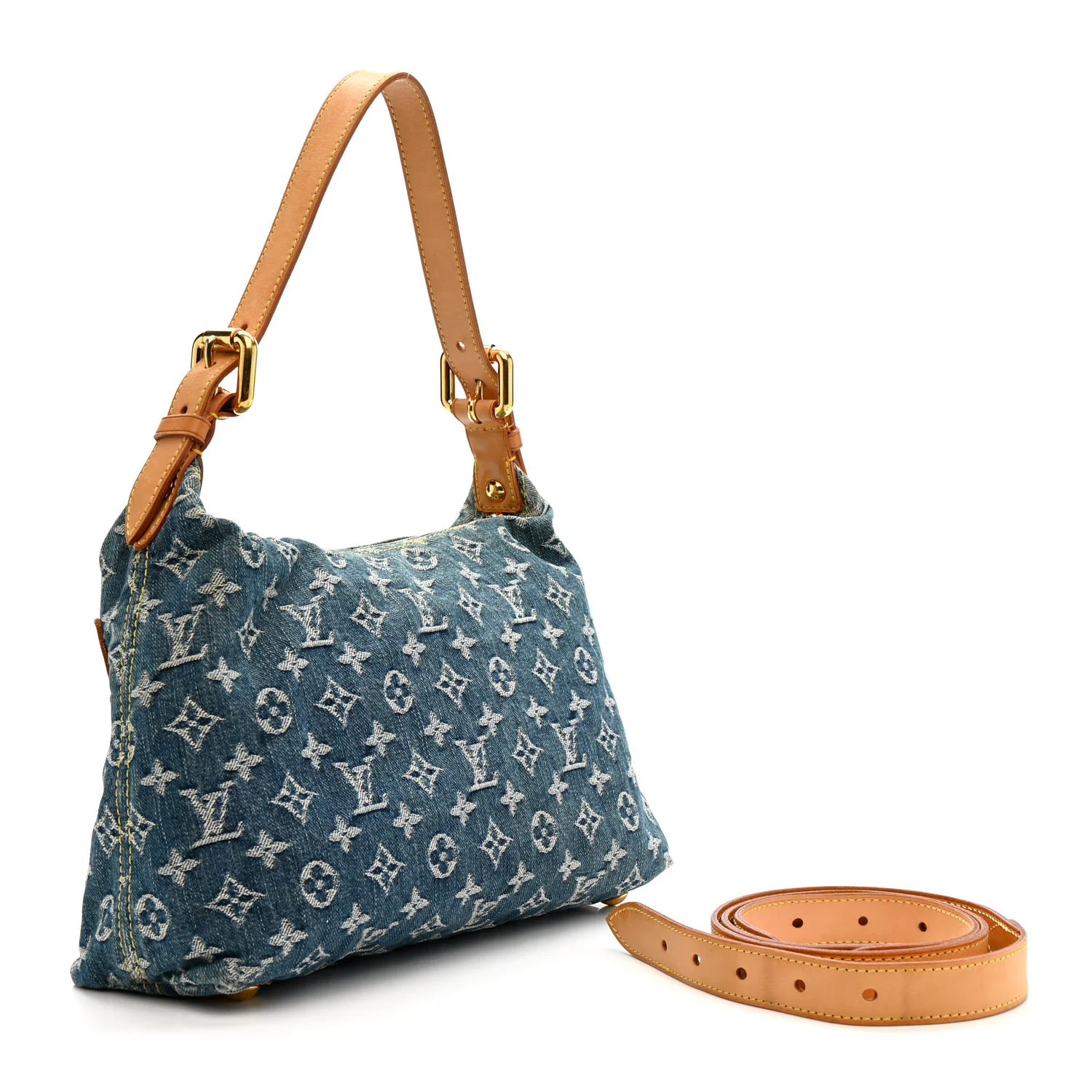 Monogram Denim Baggy PM Blue - Image 3