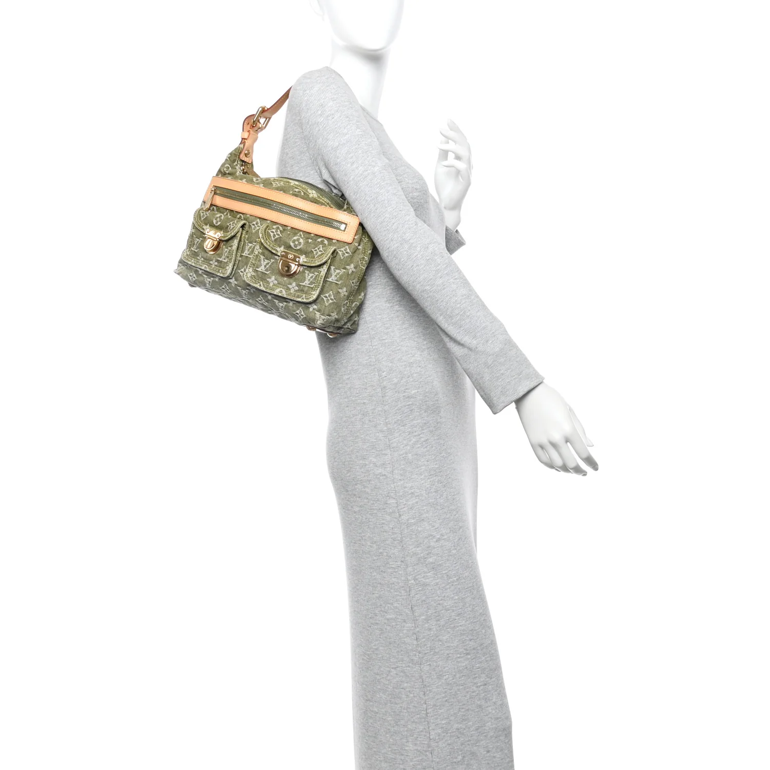 Monogram Denim Baggy PM Lichen - Image 2