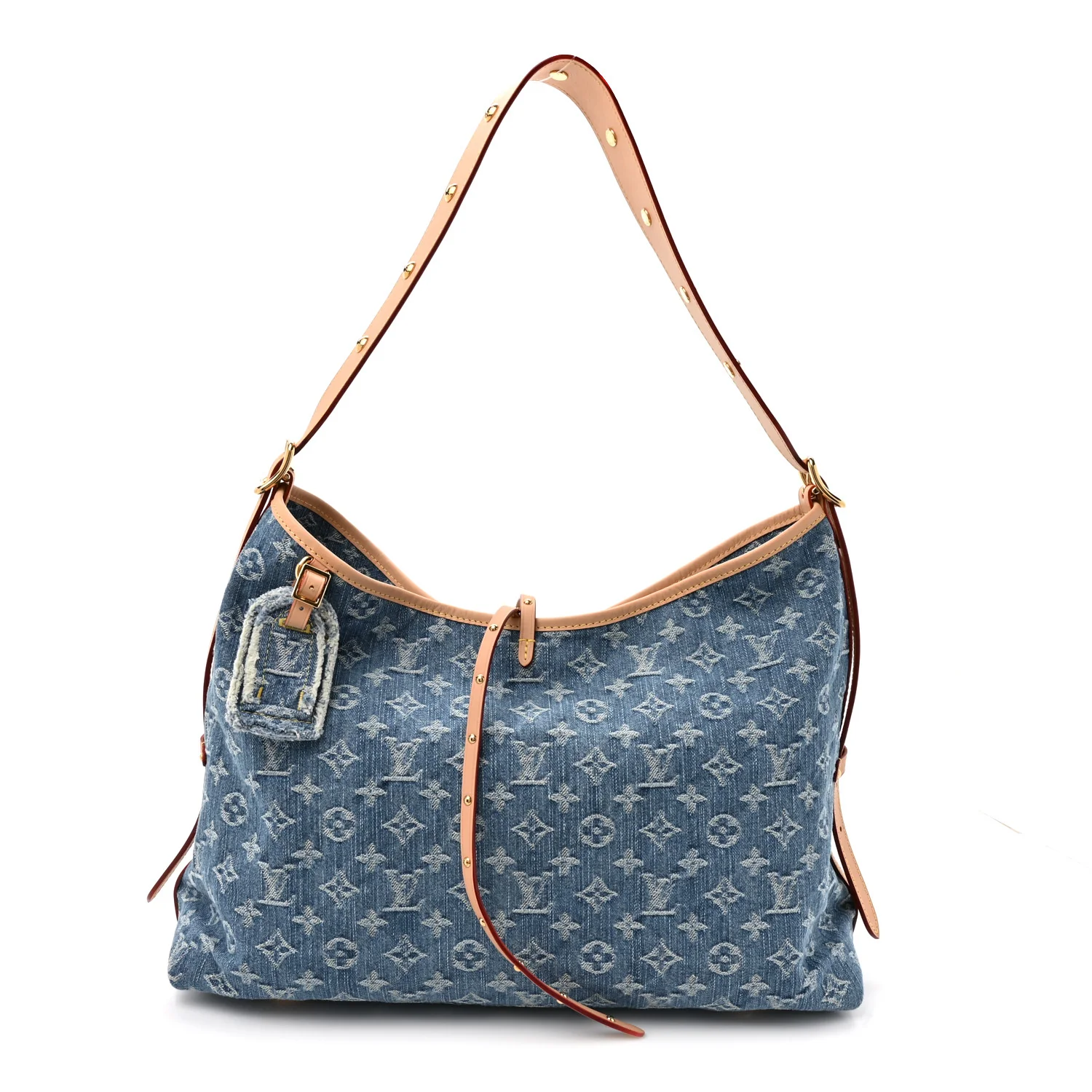 Monogram Denim CarryAll MM Blue