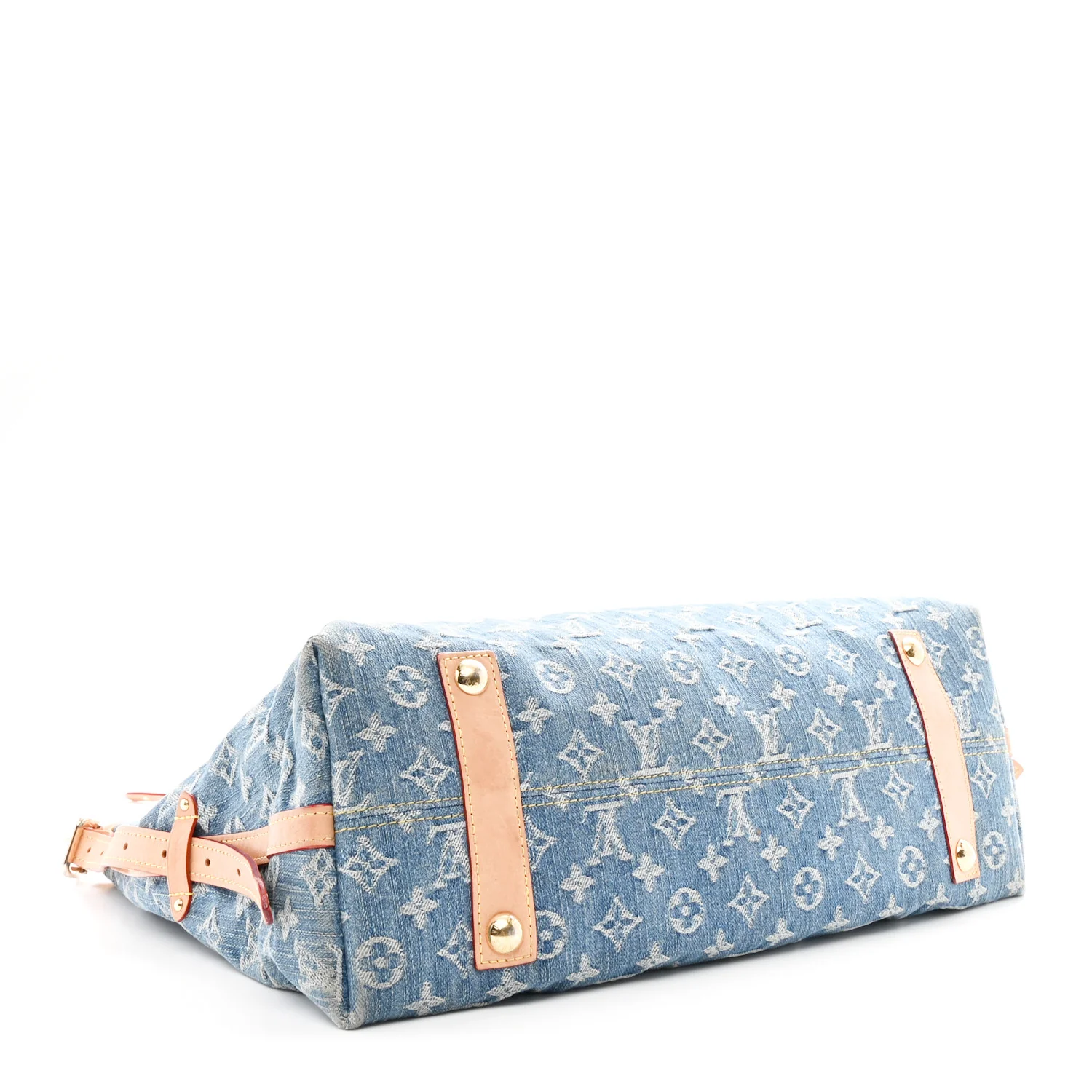 Monogram Denim CarryAll MM Blue - Image 5