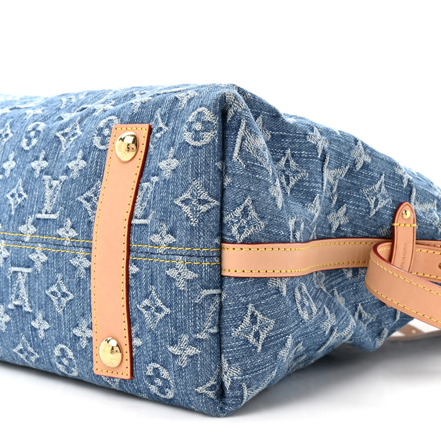 Monogram Denim CarryAll MM Blue - Image 9