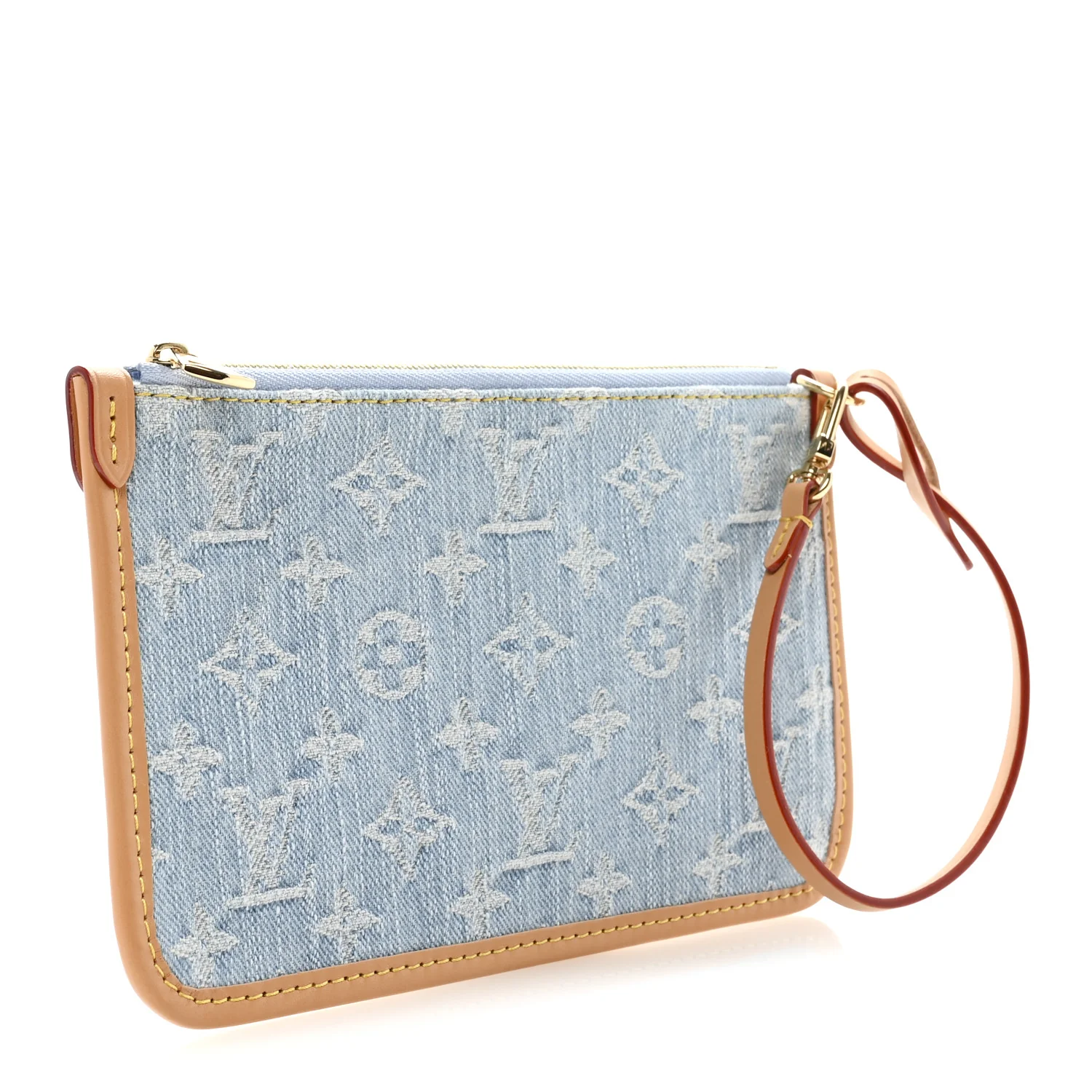 Monogram Denim CarryAll PM Pochette Sky Blue - Image 3