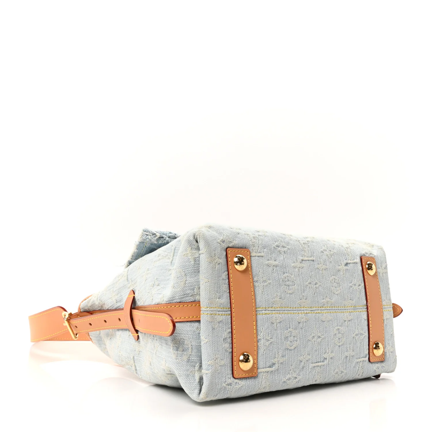 Monogram Denim CarryAll PM Sky Blue - Image 5
