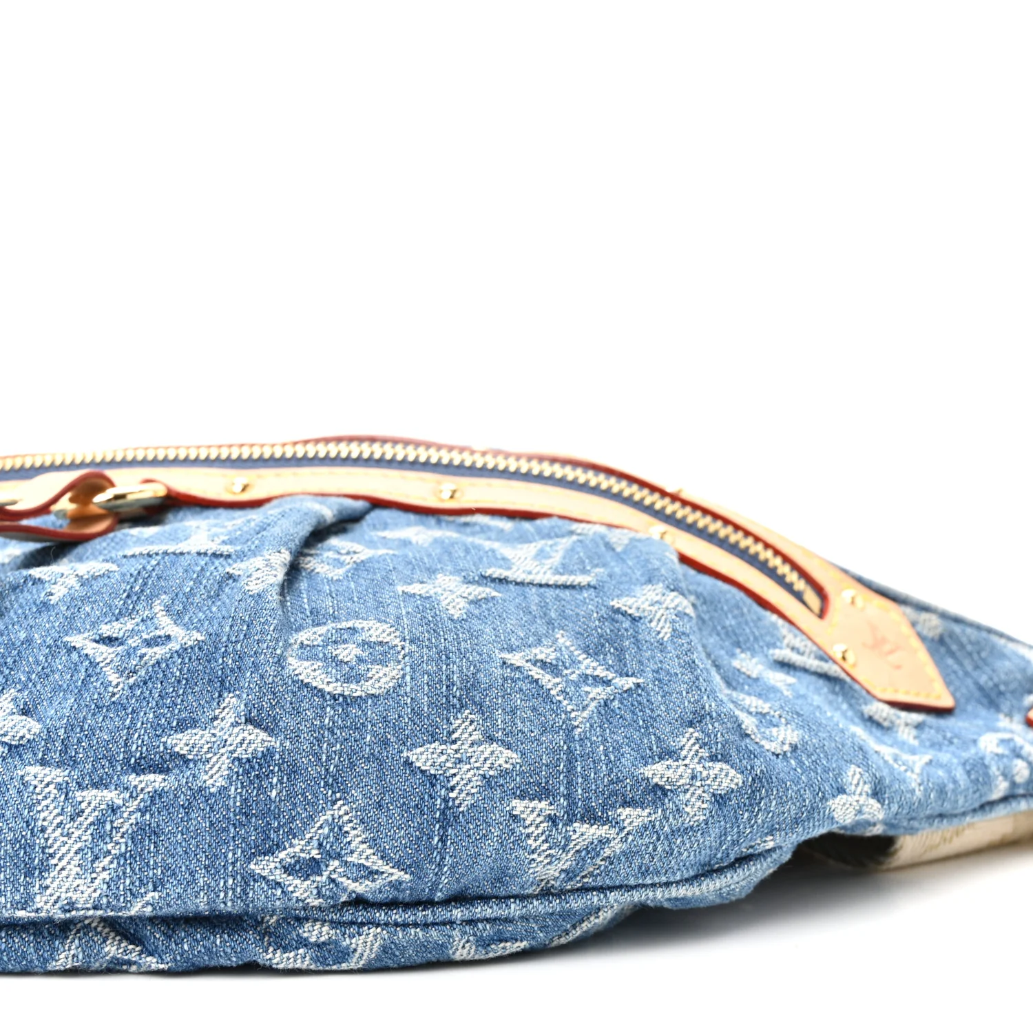 Monogram Denim High Rise Bumbag Blue - Image 9