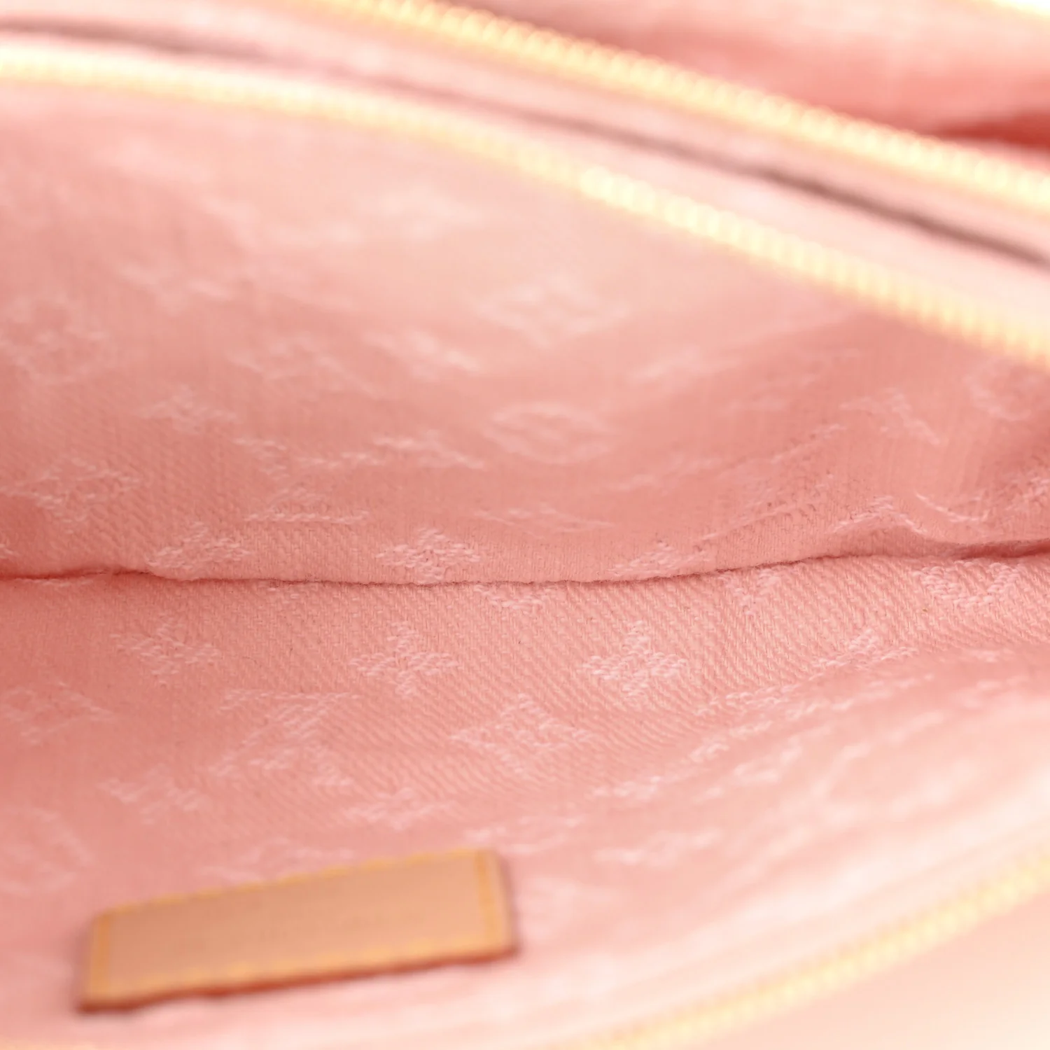 Monogram Denim Liv Pochette Washed Pink - Image 7
