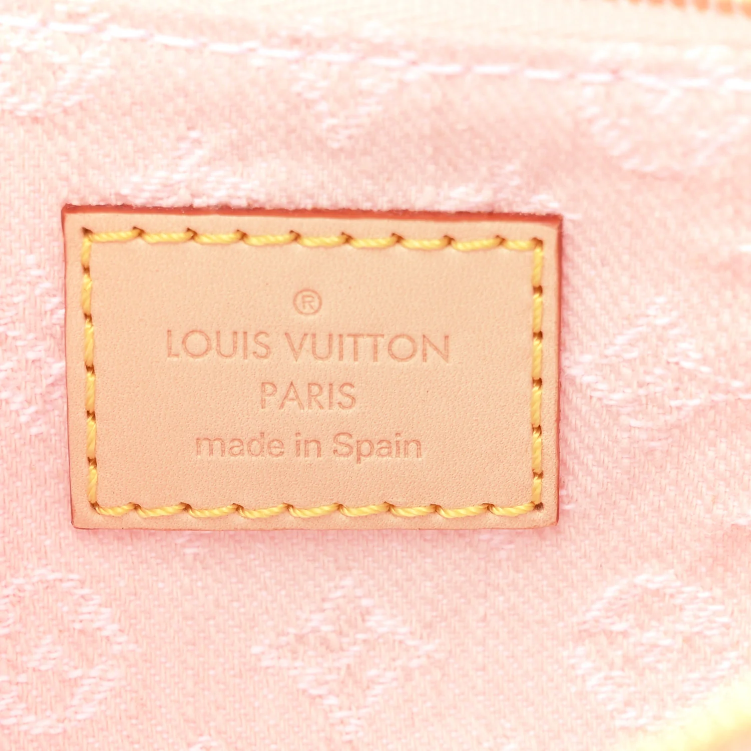 Monogram Denim Liv Pochette Washed Pink - Image 8
