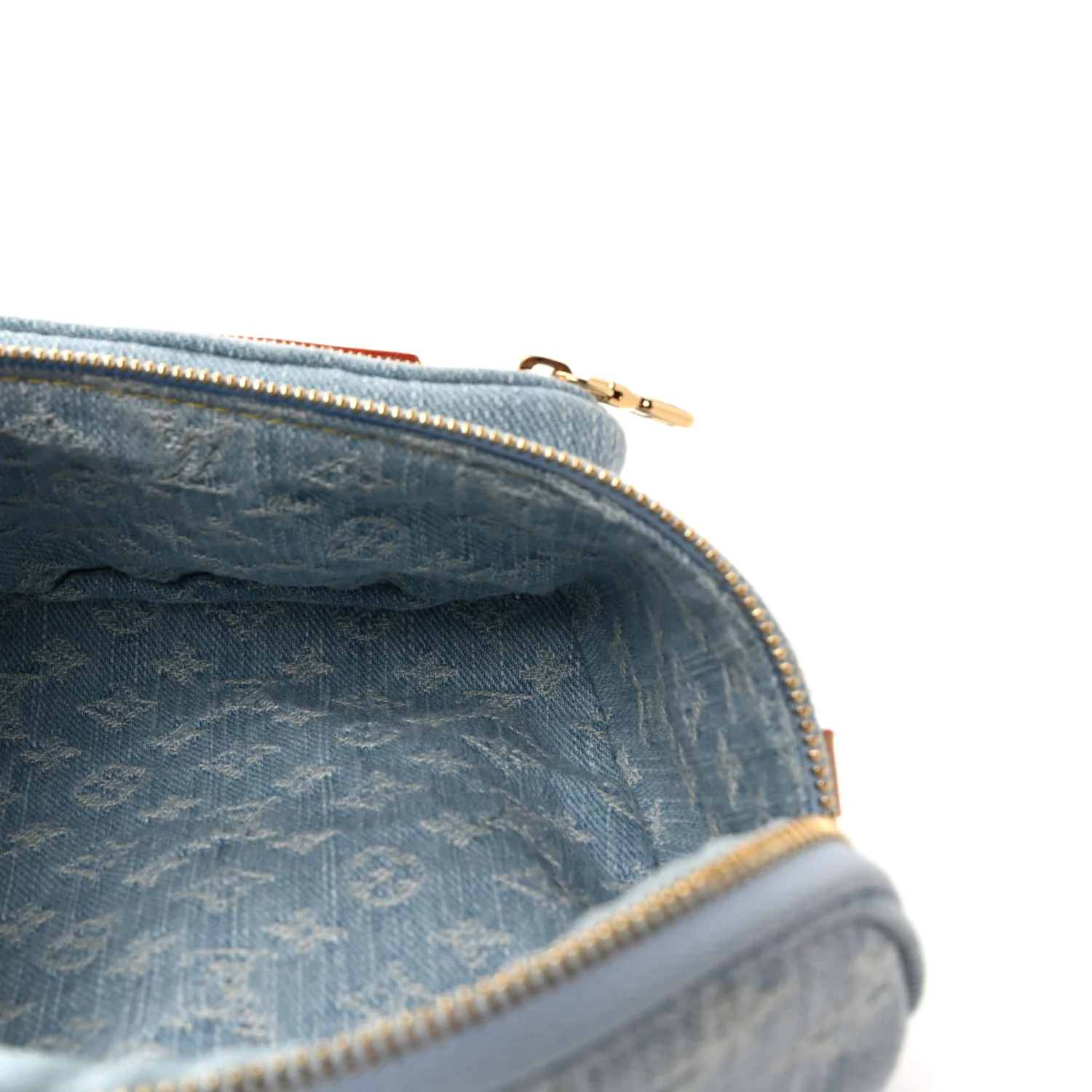 Monogram Denim Mini Bumbag Sky Blue - Image 5