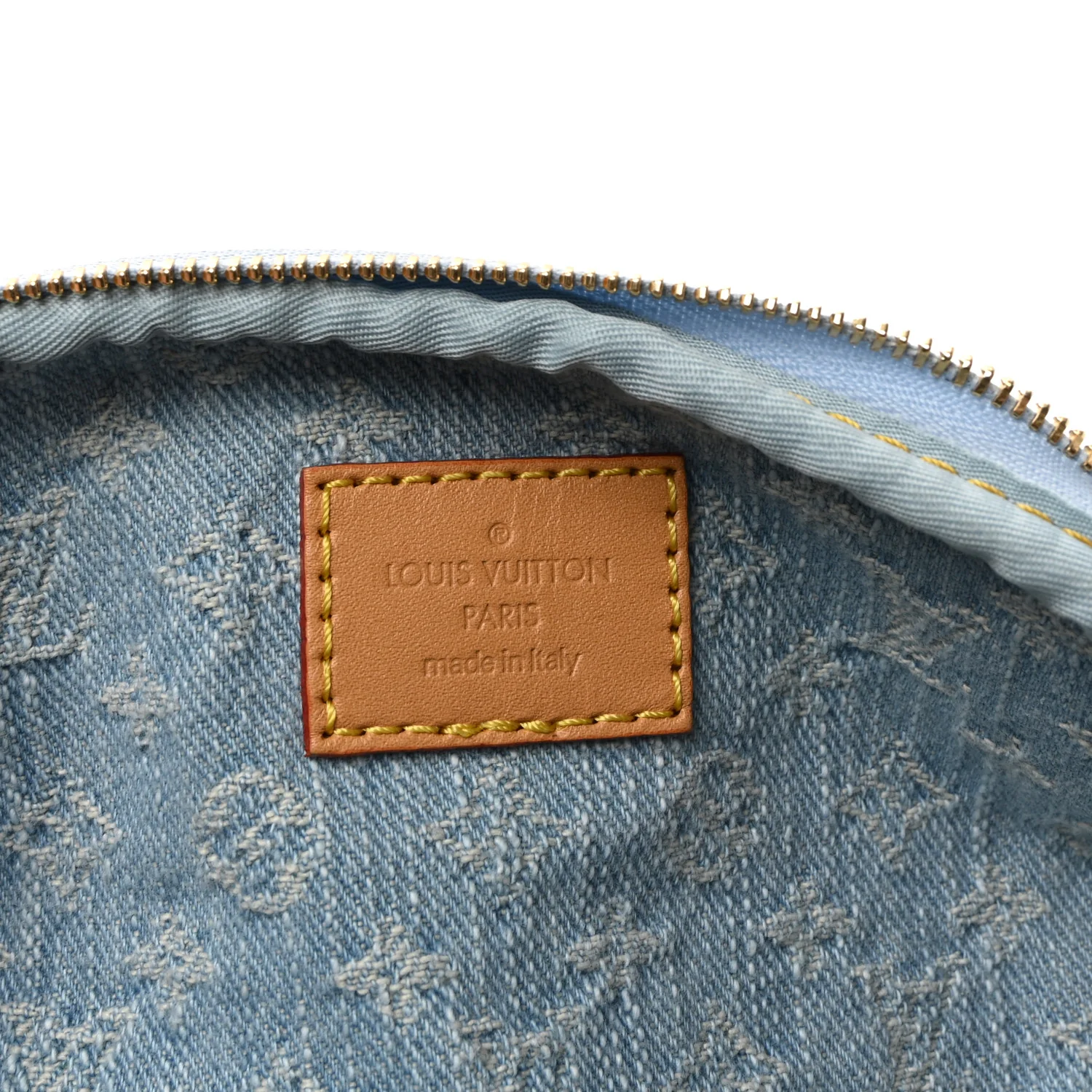 Monogram Denim Mini Bumbag Sky Blue - Image 6