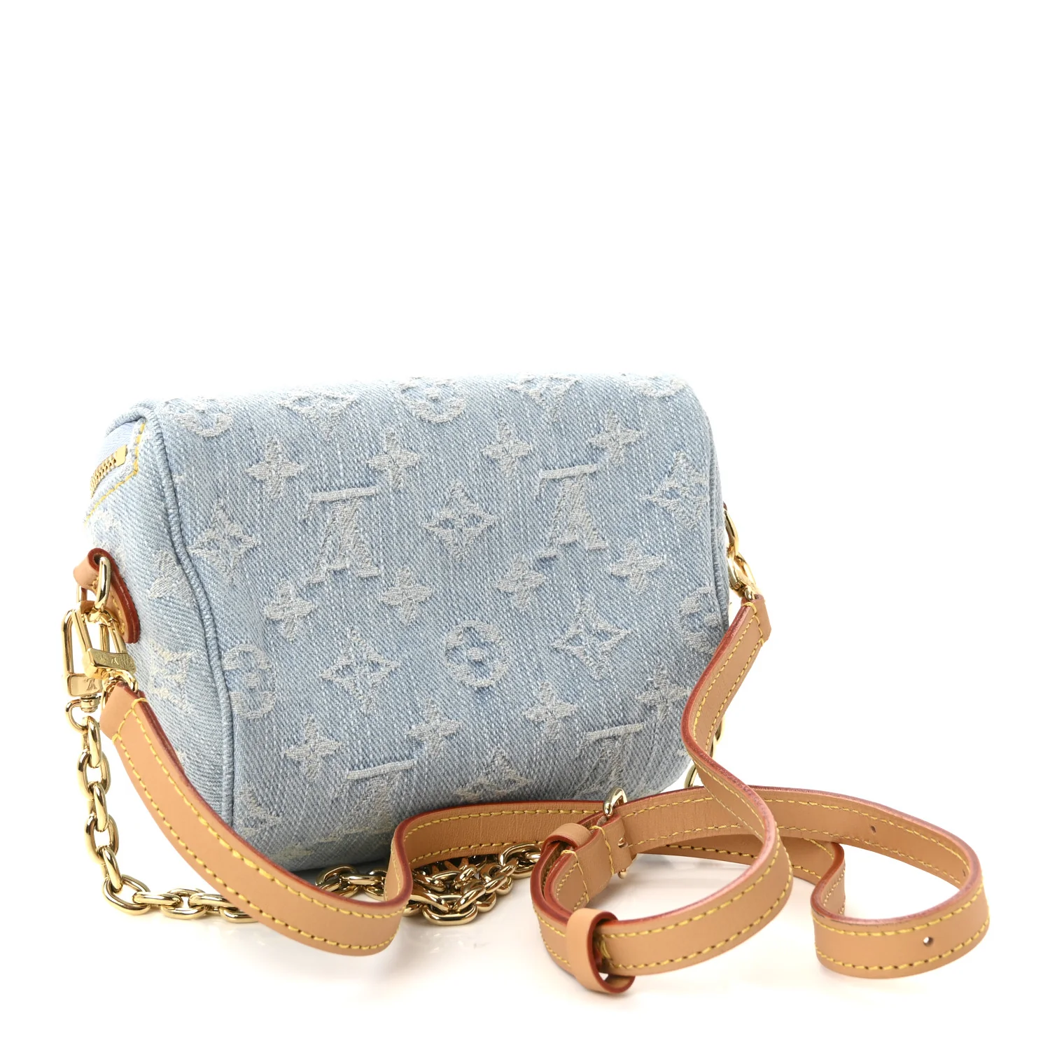 Monogram Denim Mini Bumbag Sky Blue - Image 3