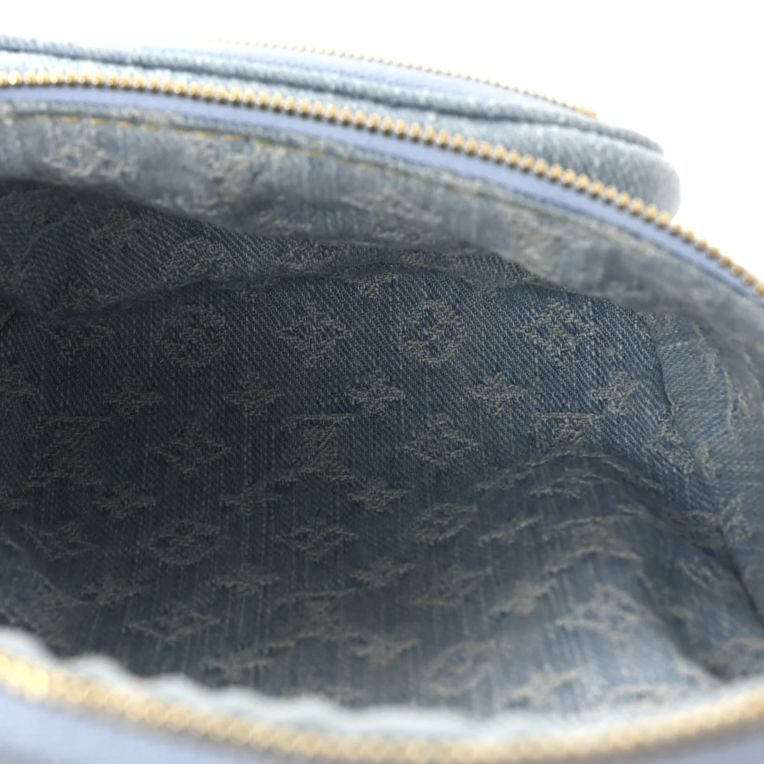 Monogram Denim Mini Bumbag Sky Blue - Image 5
