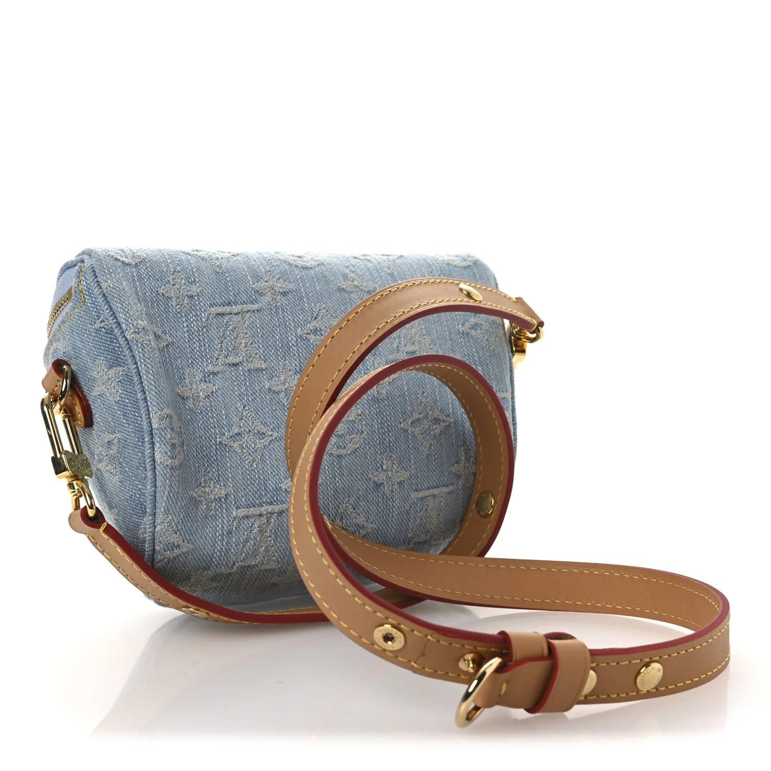 Monogram Denim Mini Bumbag Sky Blue - Image 3