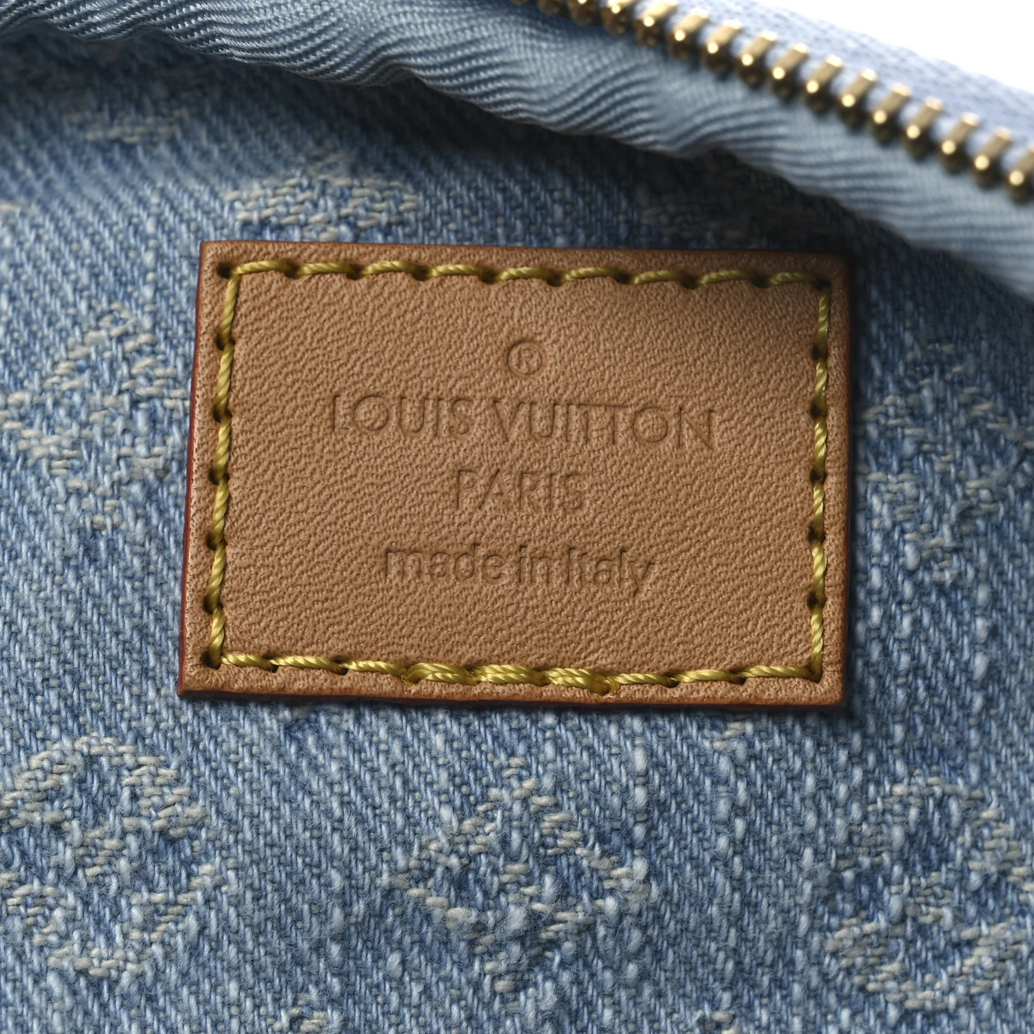 Monogram Denim Mini Bumbag Sky Blue - Image 6