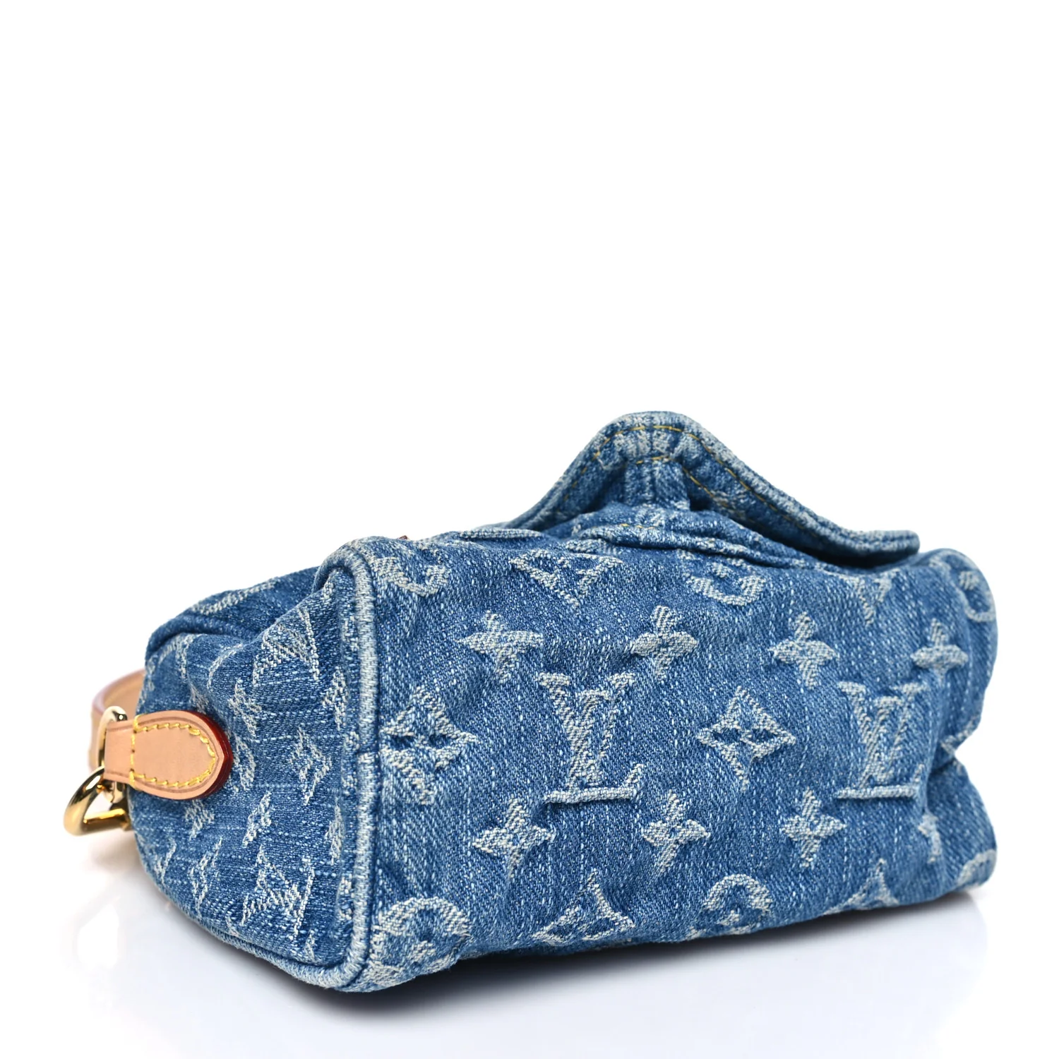 Monogram Denim Nano Speedy Blue - Image 4